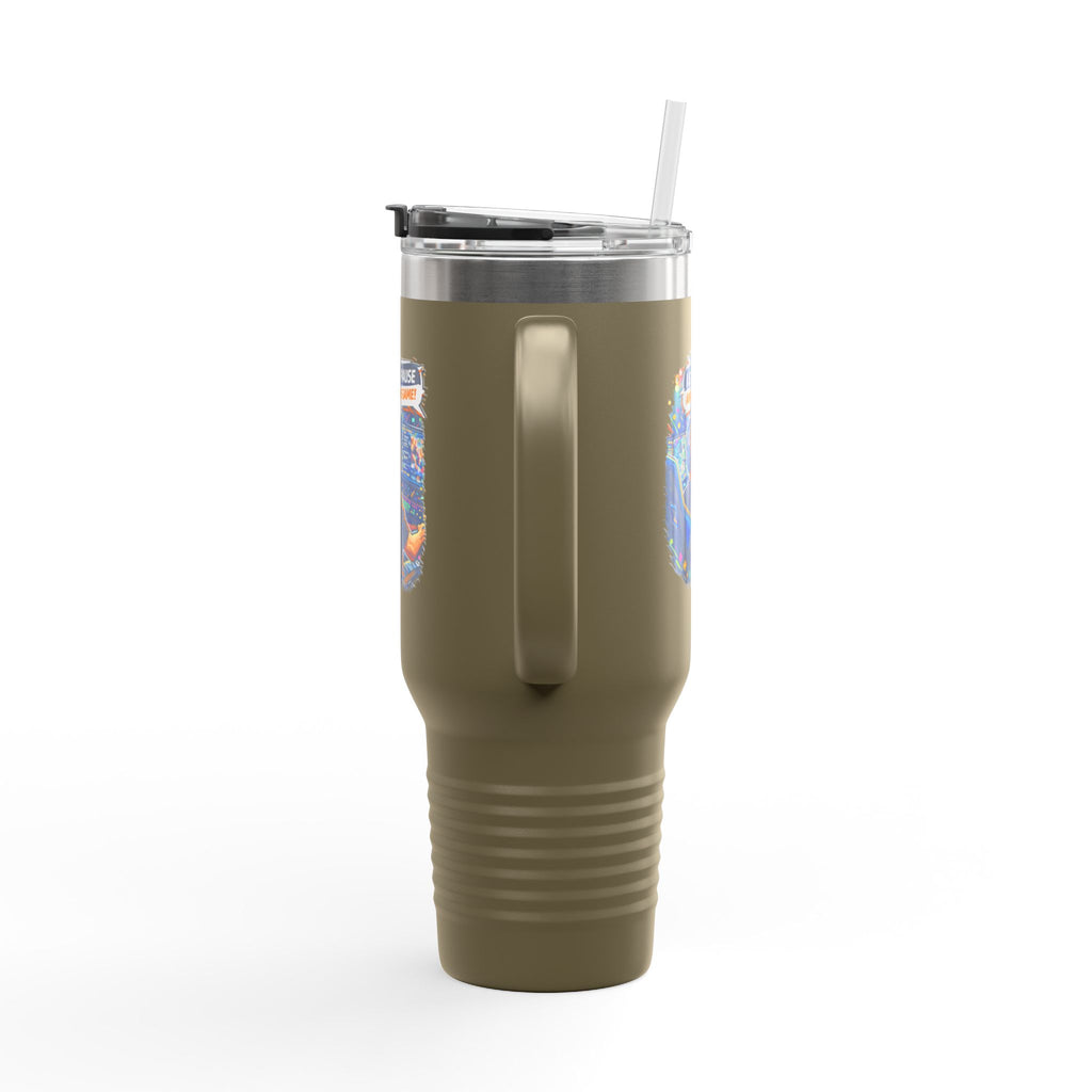 I Can't Pause An Online Game 40oz Insulated Tumbler Mug with Straw