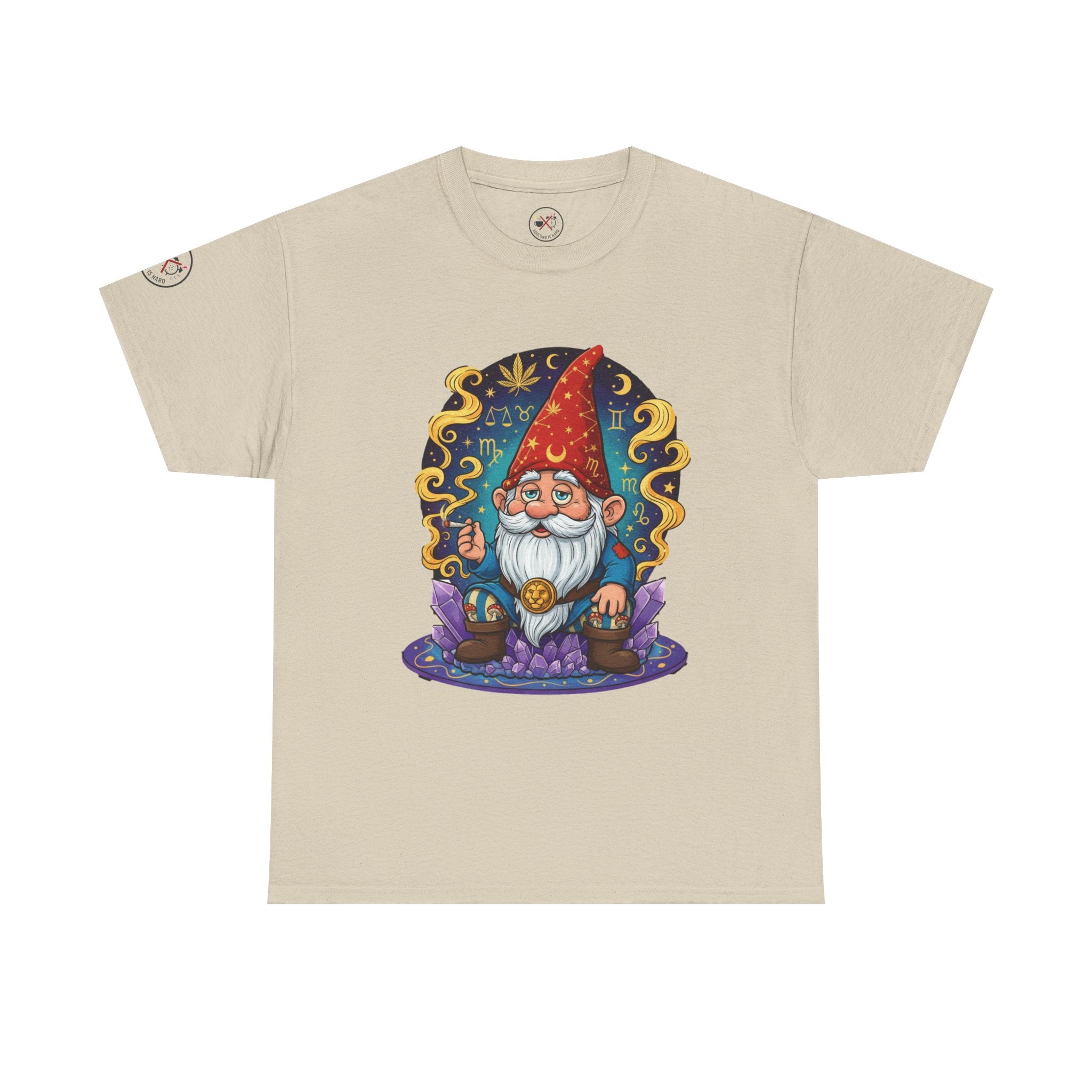 Gnome Wizard Heavy Cotton T‑Shirt