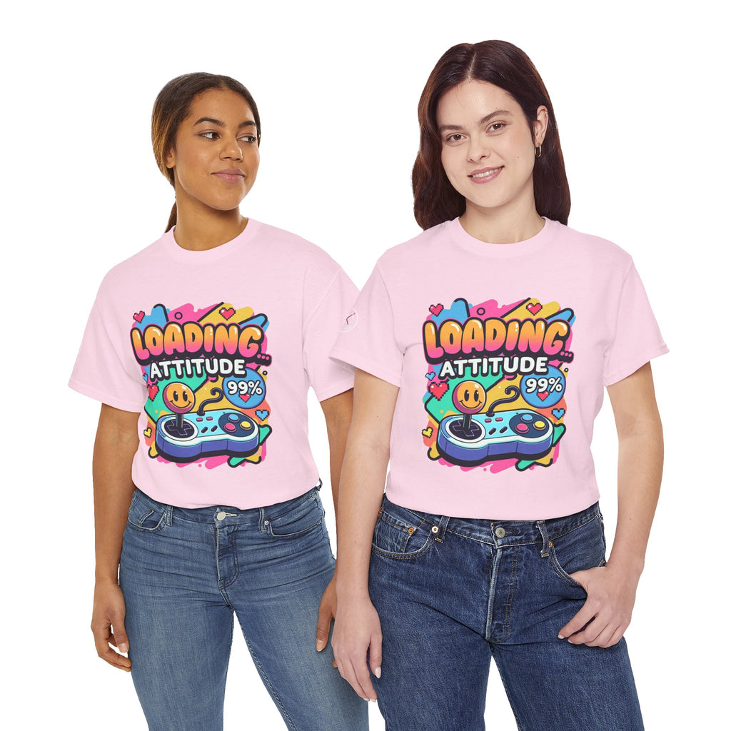 Loading Attitude Retro Gaming Heavy Cotton Tee