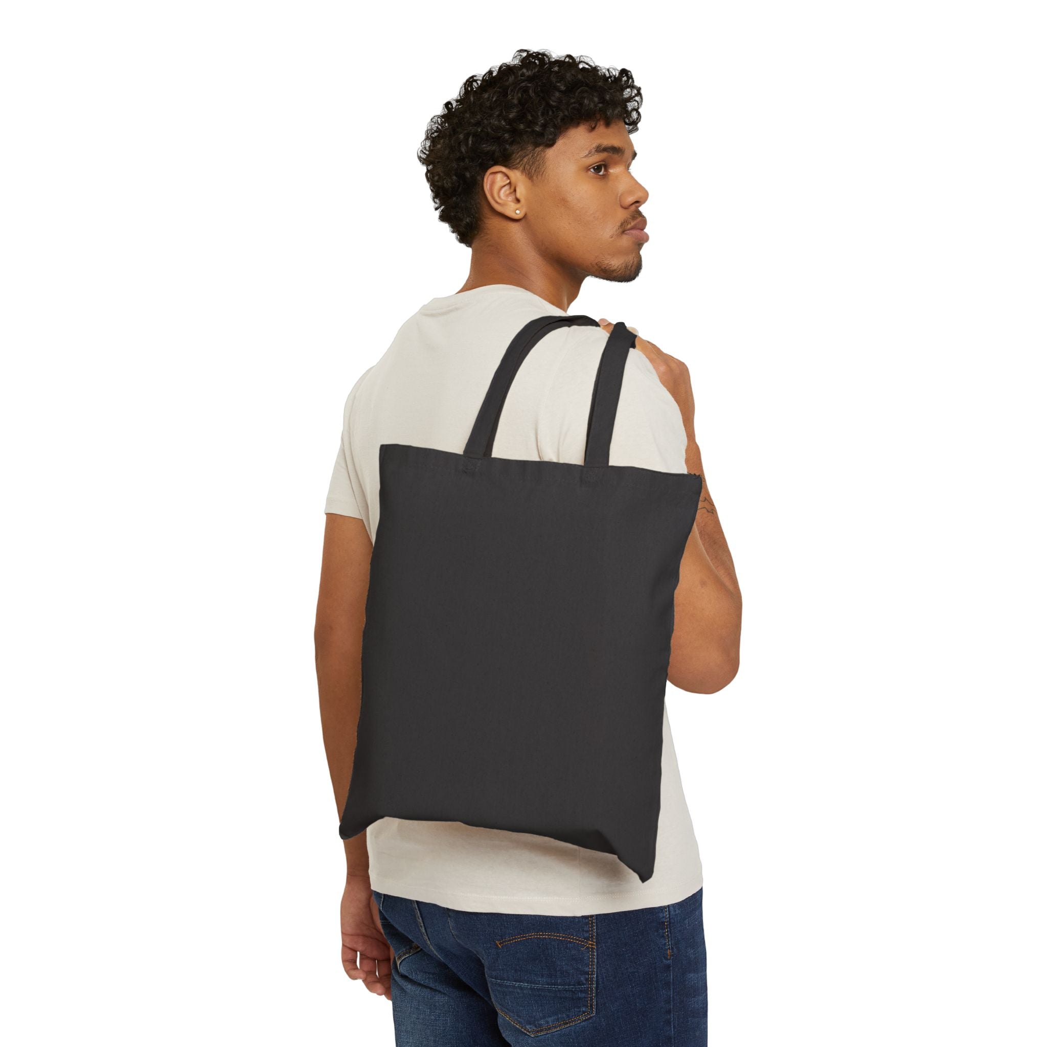The Vibe Only Cotton Canvas Tote Bag