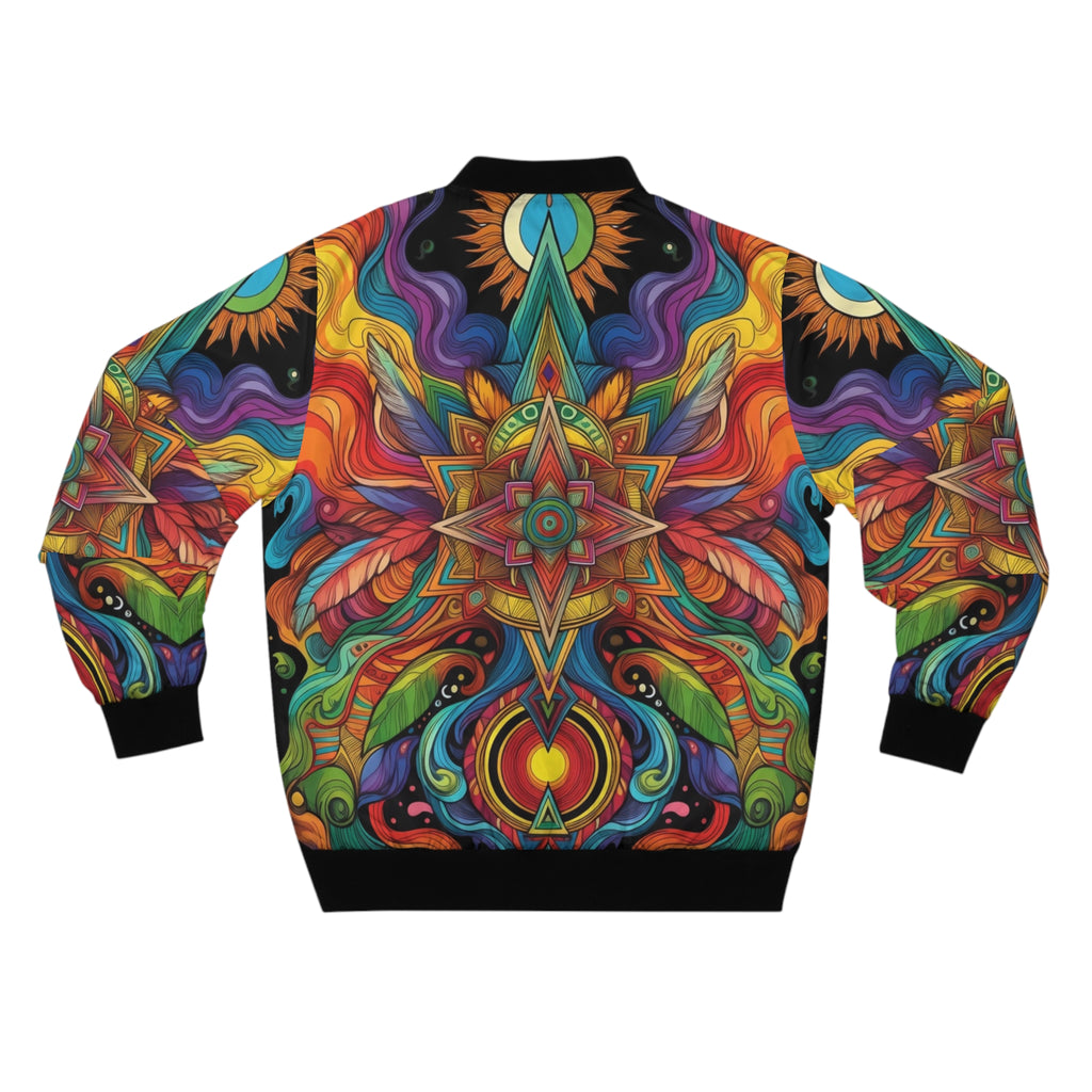 Psychedelic Mandala Bomber Jacket