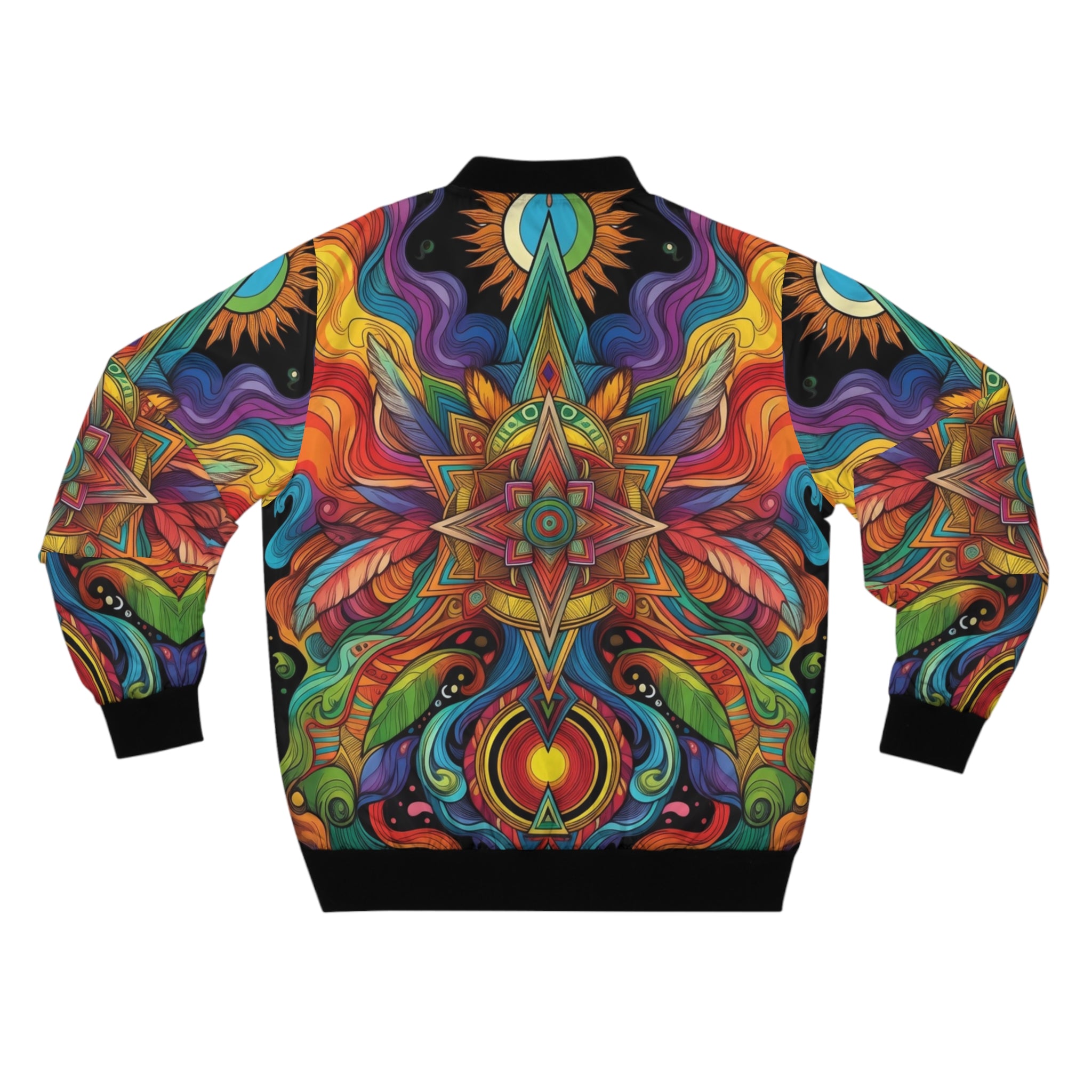 Psychedelic Mandala Bomber Jacket