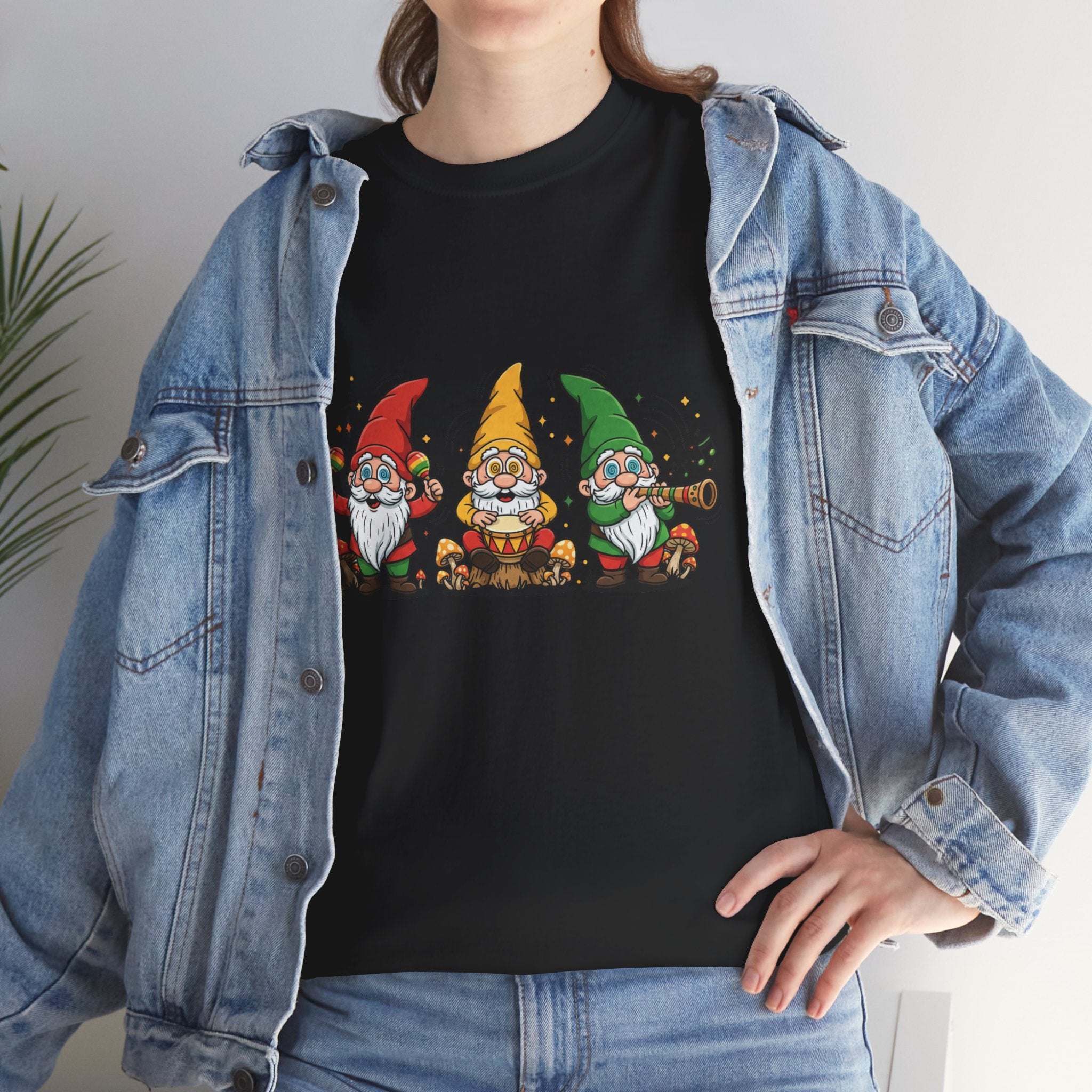 Gnome Trio Jamming Heavy Cotton Tee