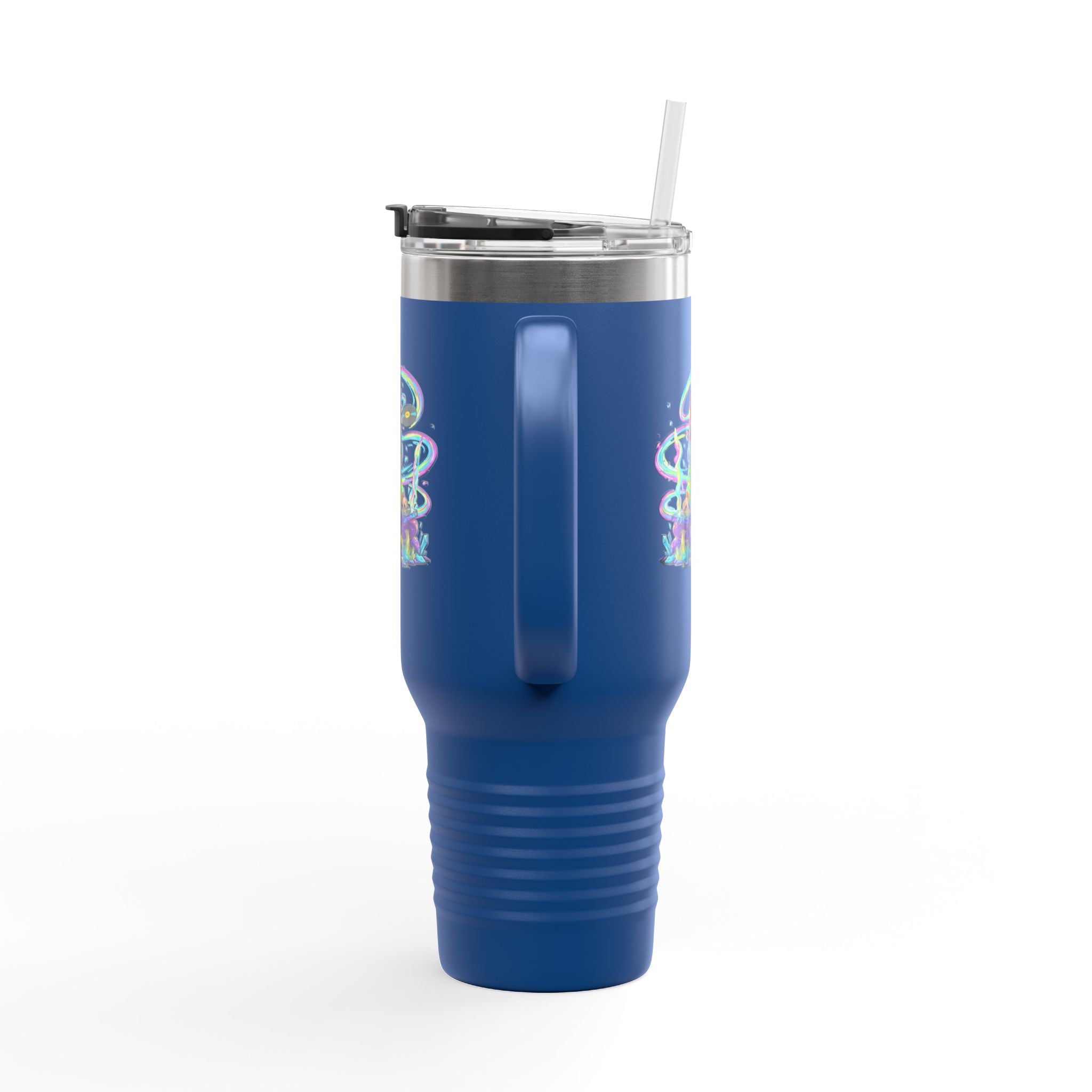 Psychedelic DJ 40oz Insulated Travel Mug