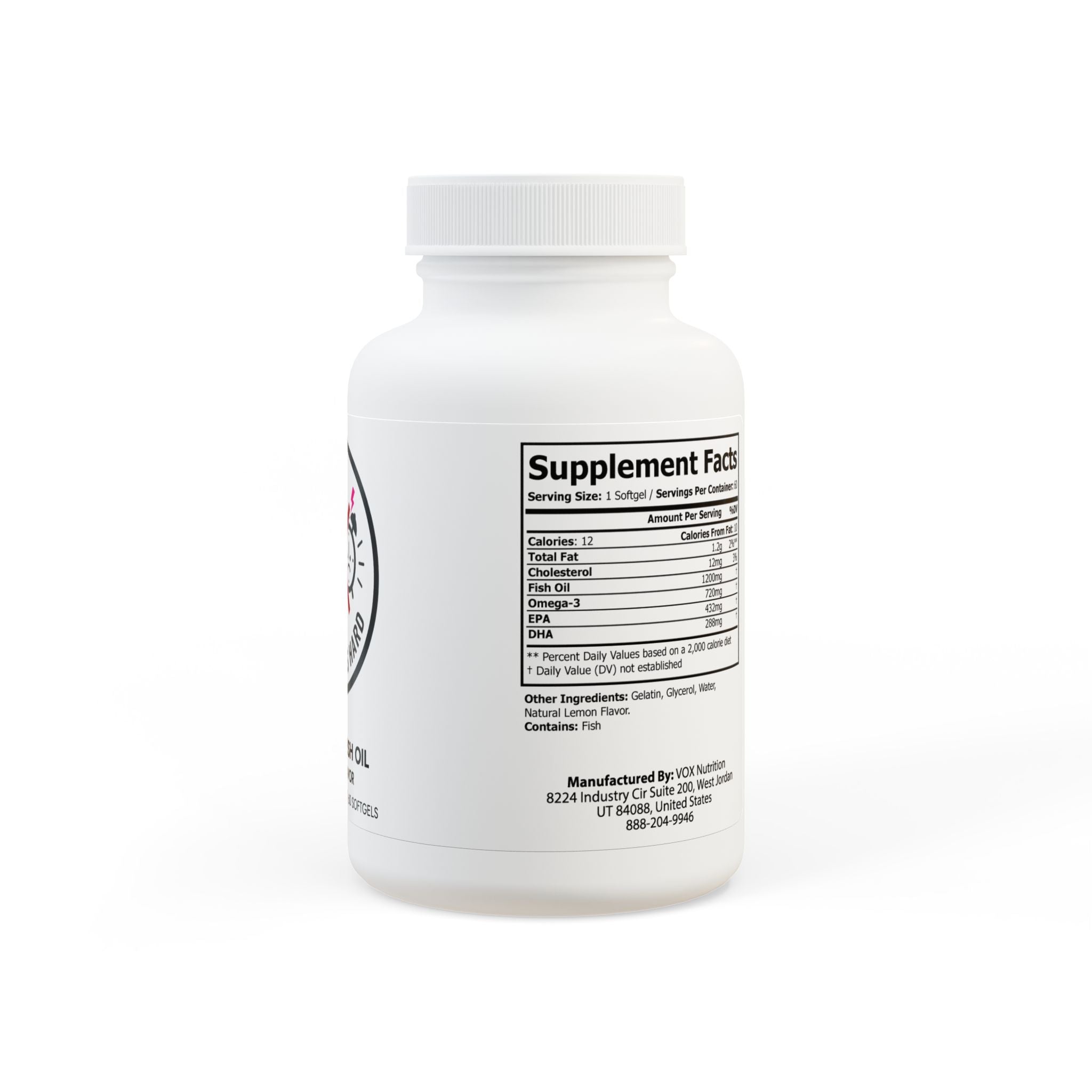 Adulting Is Hard Omega 3 Fish Oil Supplement (60 Softgels)