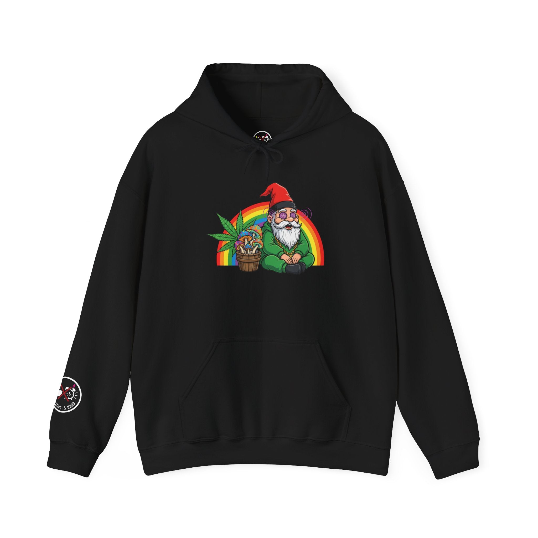 Gnome & Pot Of Treasure Rainbow Hoodie