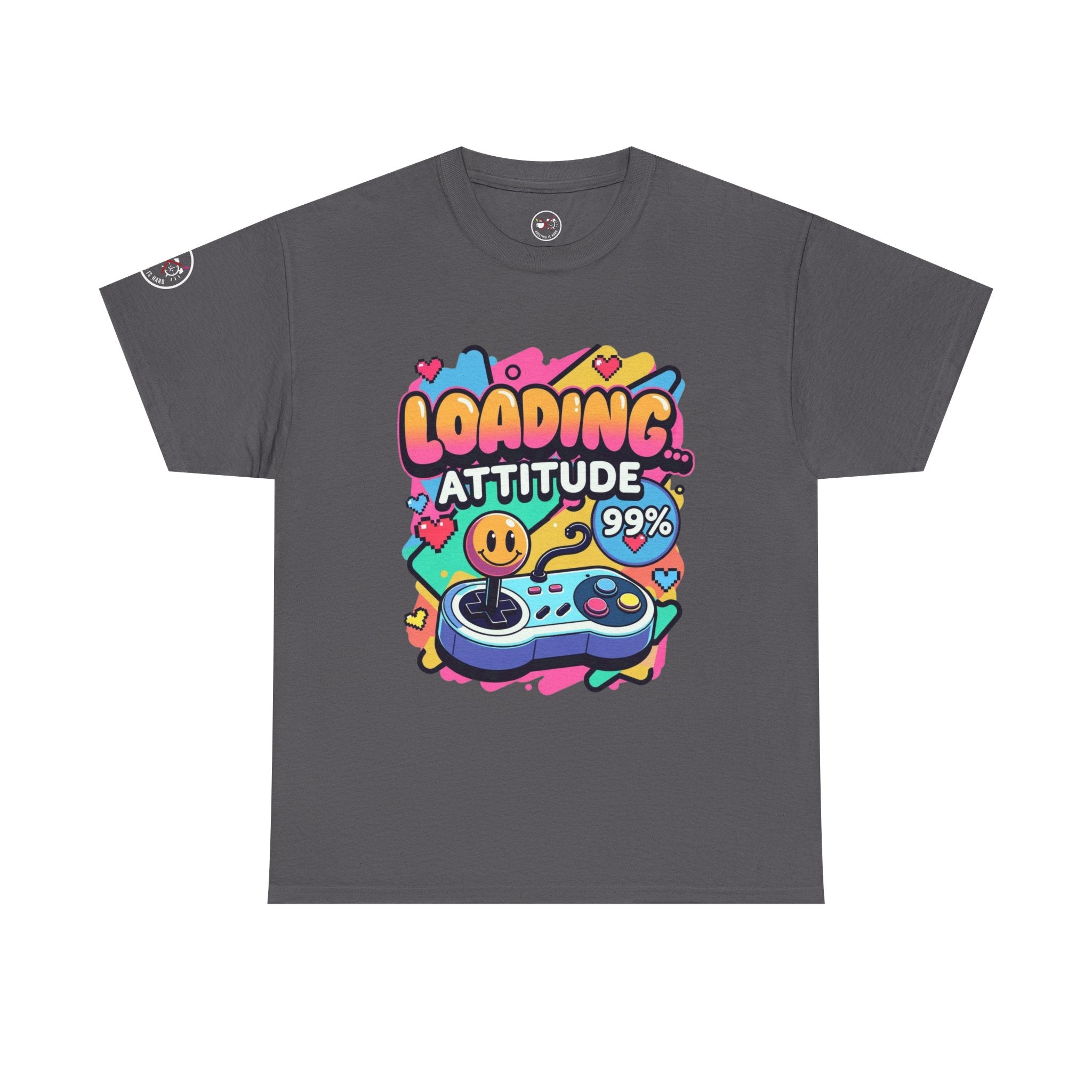 Loading Attitude Retro Gaming Heavy Cotton Tee