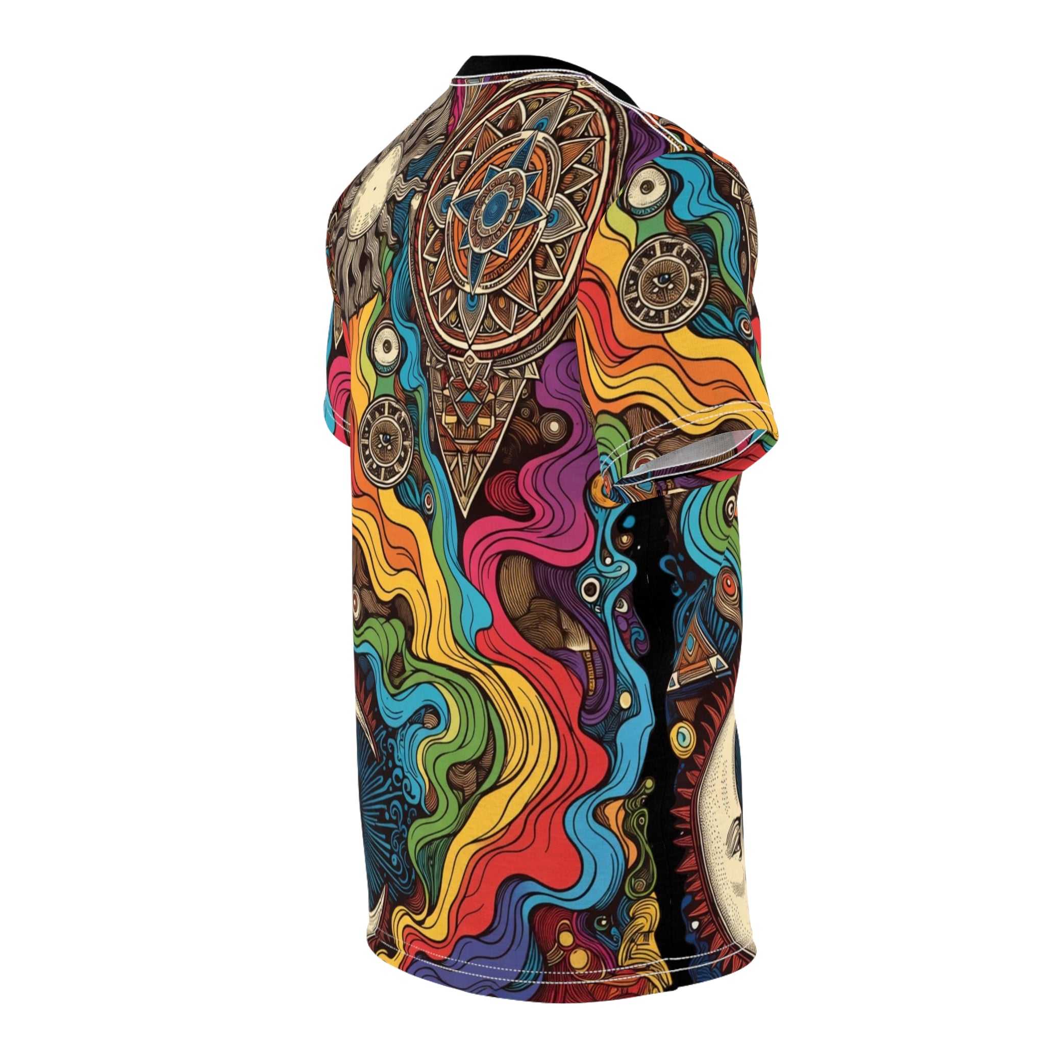 Psychedelic Sun & Moon All-Over Print Tee