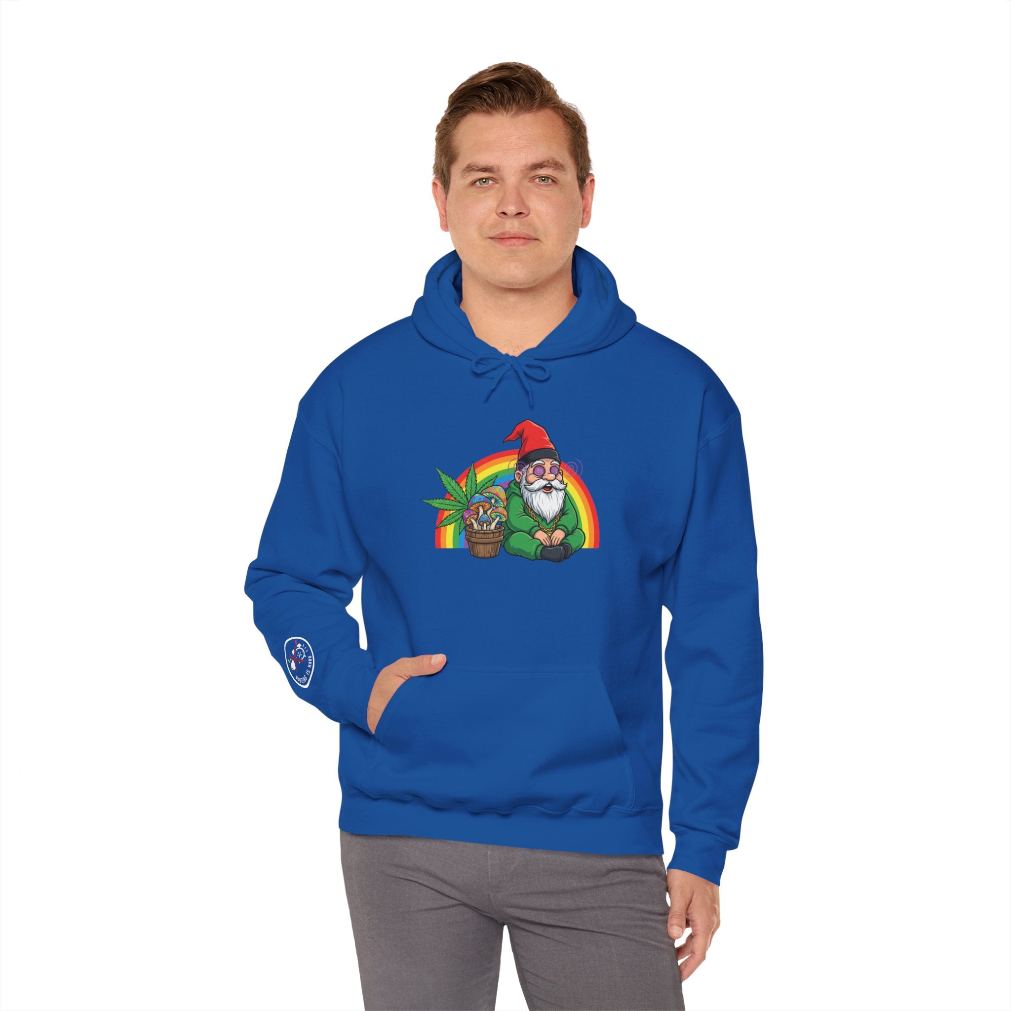 Gnome & Pot Of Treasure Rainbow Hoodie