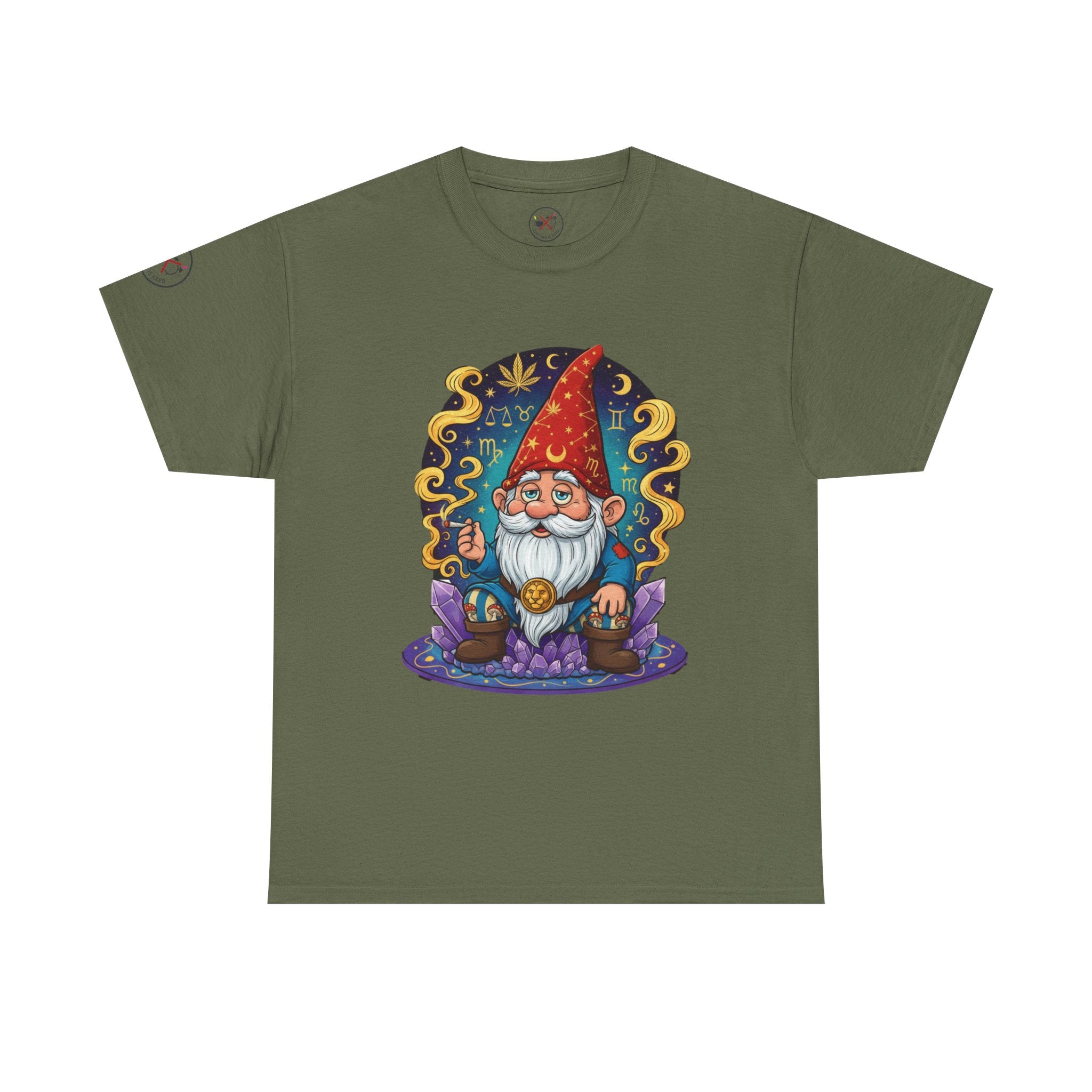 Gnome Wizard Heavy Cotton T‑Shirt