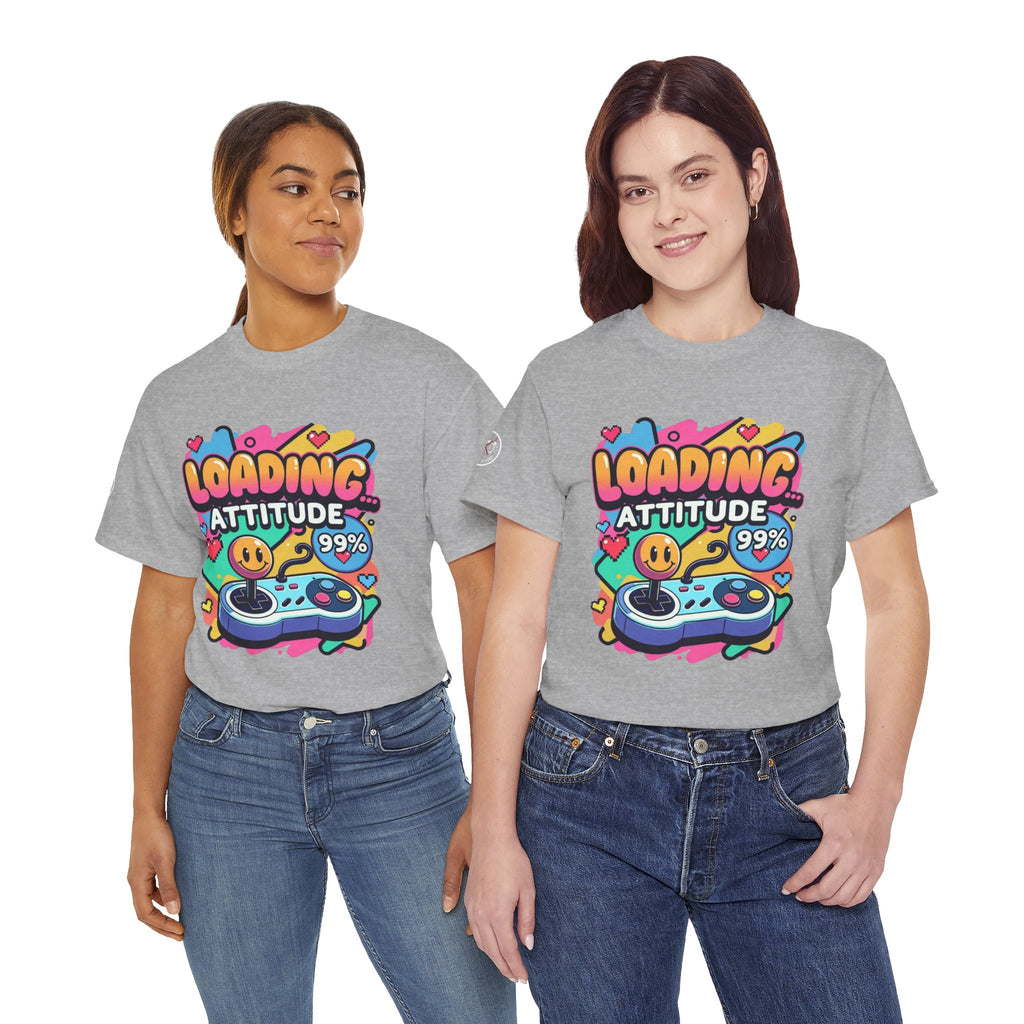 Loading Attitude Retro Gaming Heavy Cotton Tee