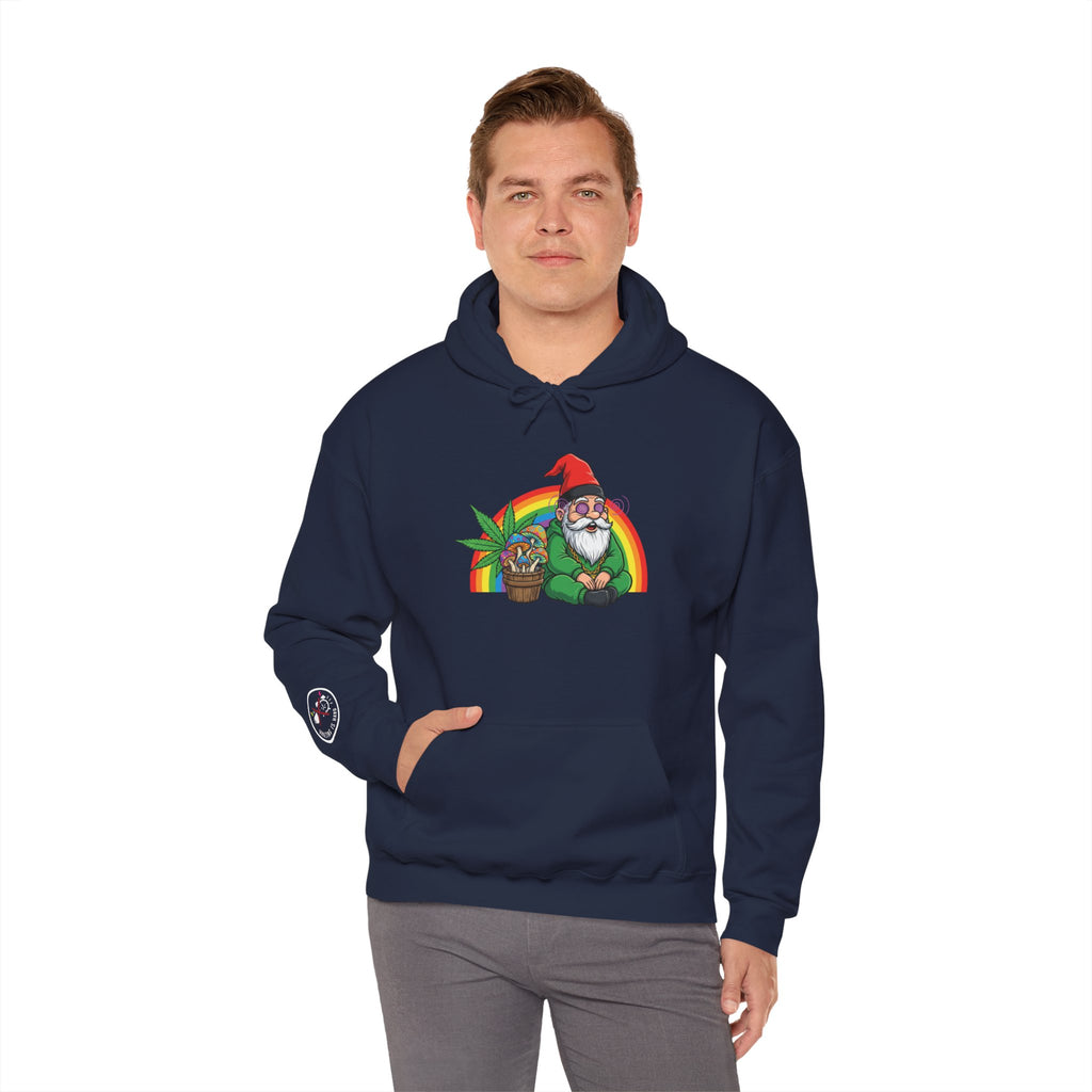 Gnome & Pot Of Treasure Rainbow Hoodie