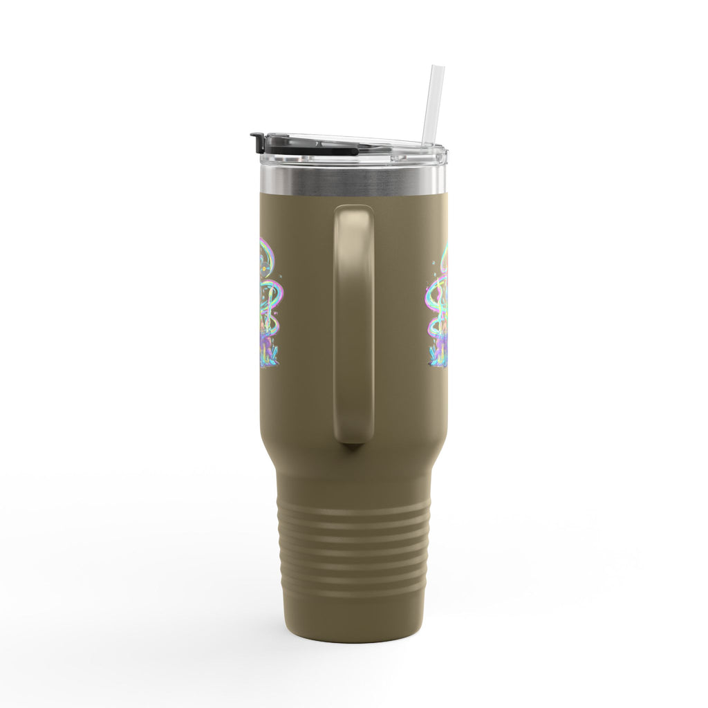 Psychedelic DJ 40oz Insulated Travel Mug