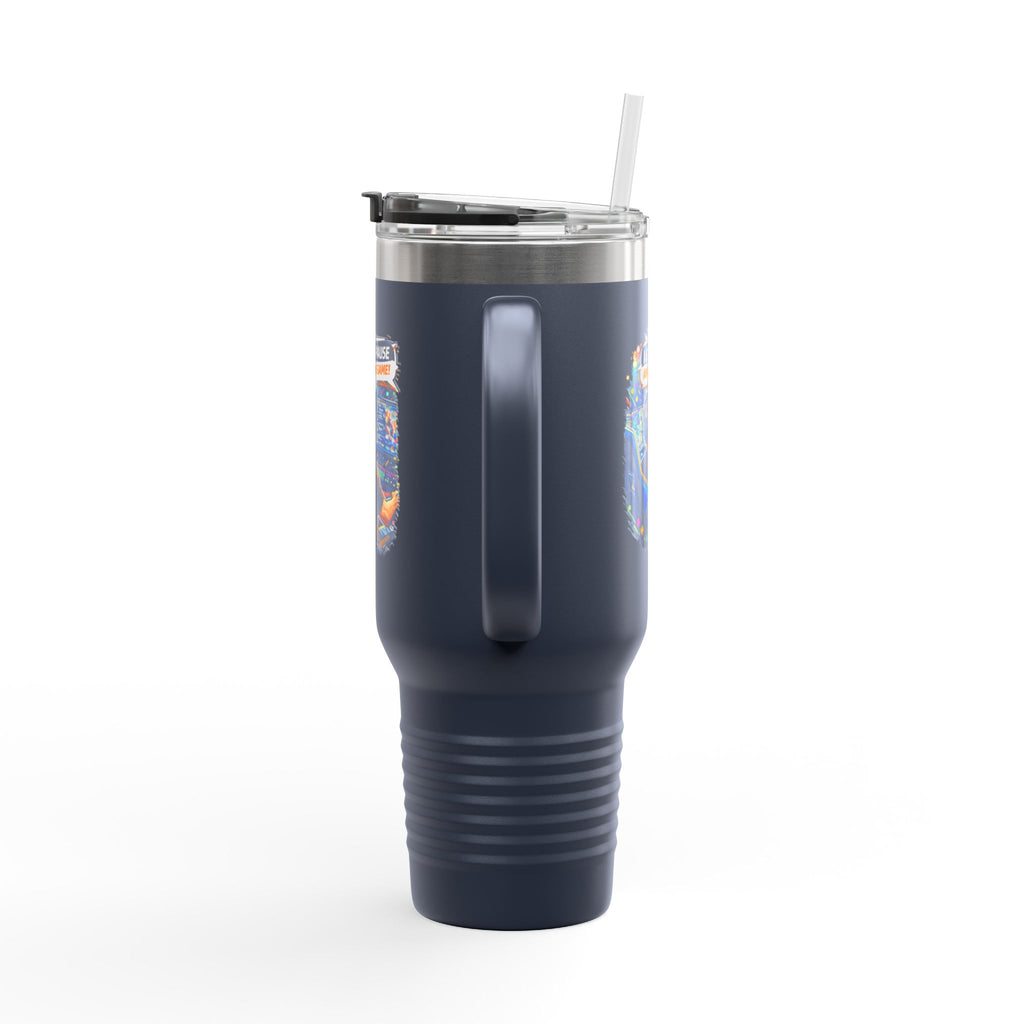I Can't Pause An Online Game 40oz Insulated Tumbler Mug with Straw