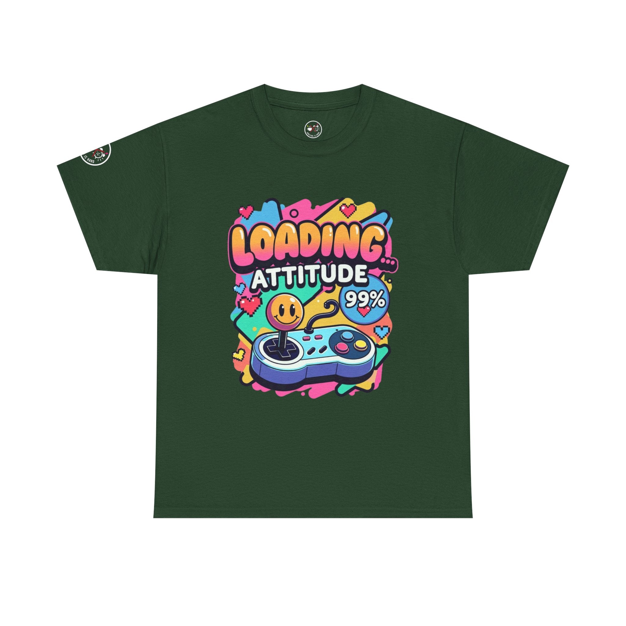Loading Attitude Retro Gaming Heavy Cotton Tee
