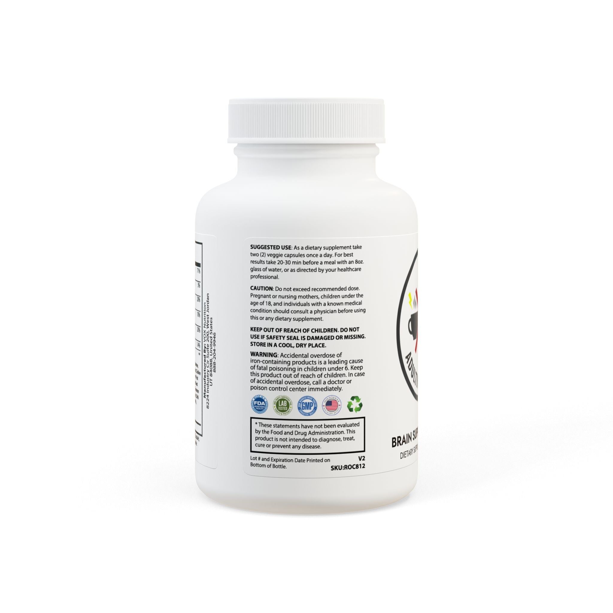 Adulting Is Hard Brain Support Complex Supplement (60 Capsules)