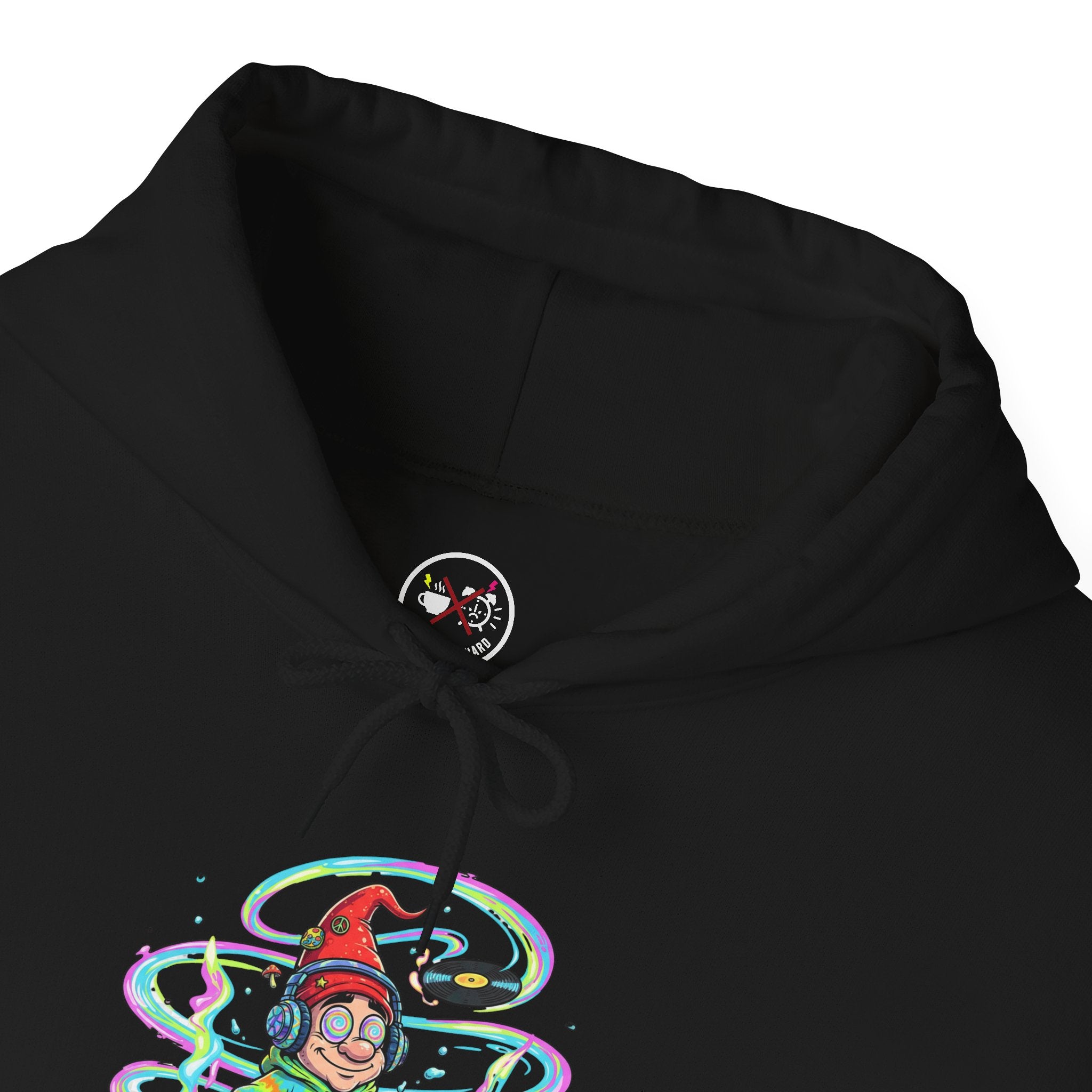 Psychedelic DJ Mushroom Hooded Sweatshirt