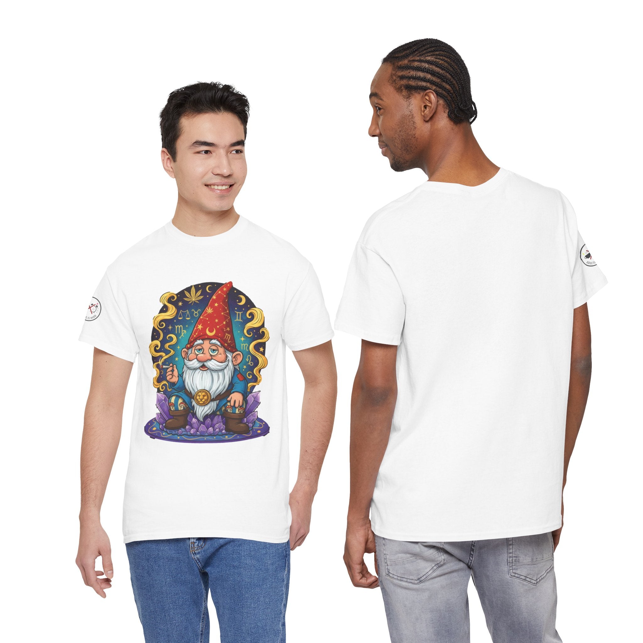 Gnome Wizard Heavy Cotton T‑Shirt