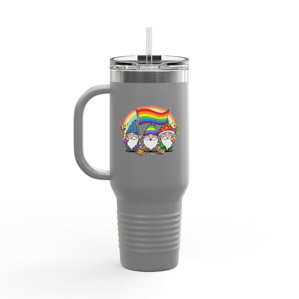 Pride Gnome 40oz Insulated Travel Mug
