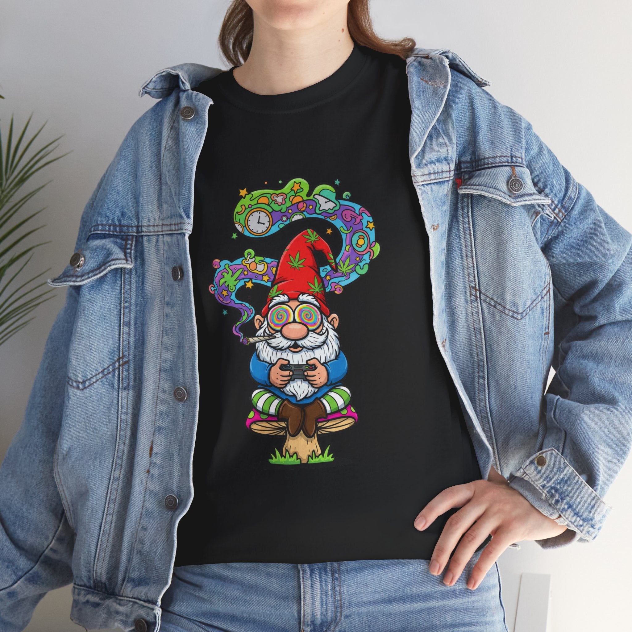 Gaming Gnome Heavy Cotton T‑Shirt
