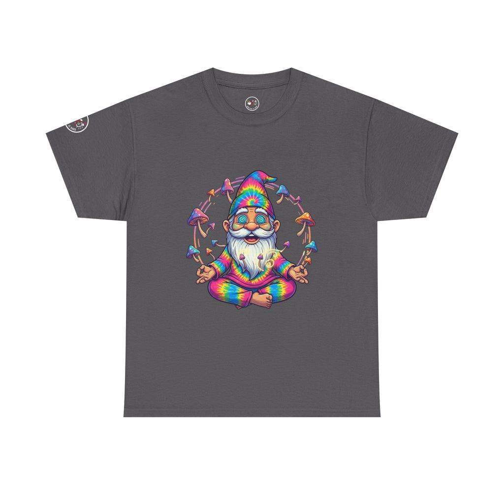Mushroom Meditation Gnome Heavy Cotton Tee