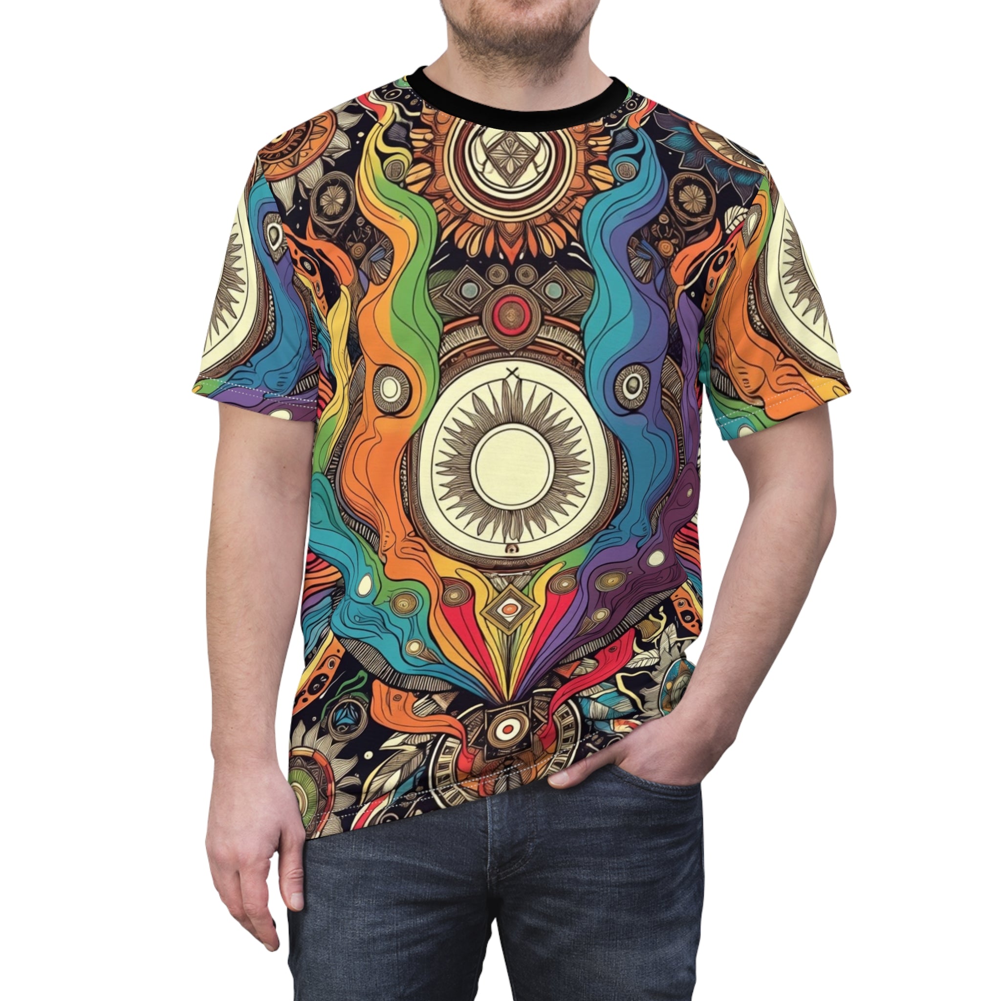 Psychedelic Mandala All-Over Print Tee