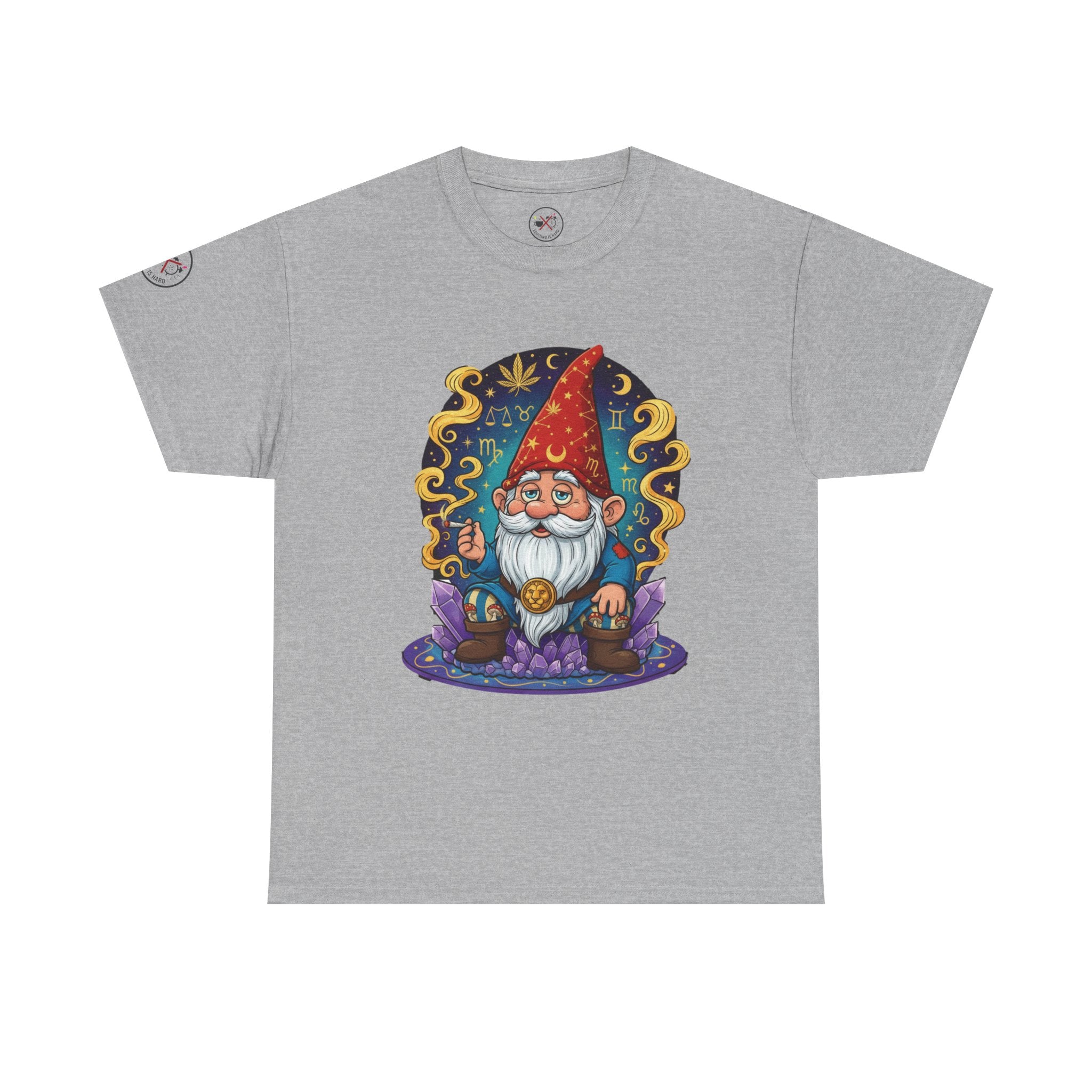 Gnome Wizard Heavy Cotton T‑Shirt
