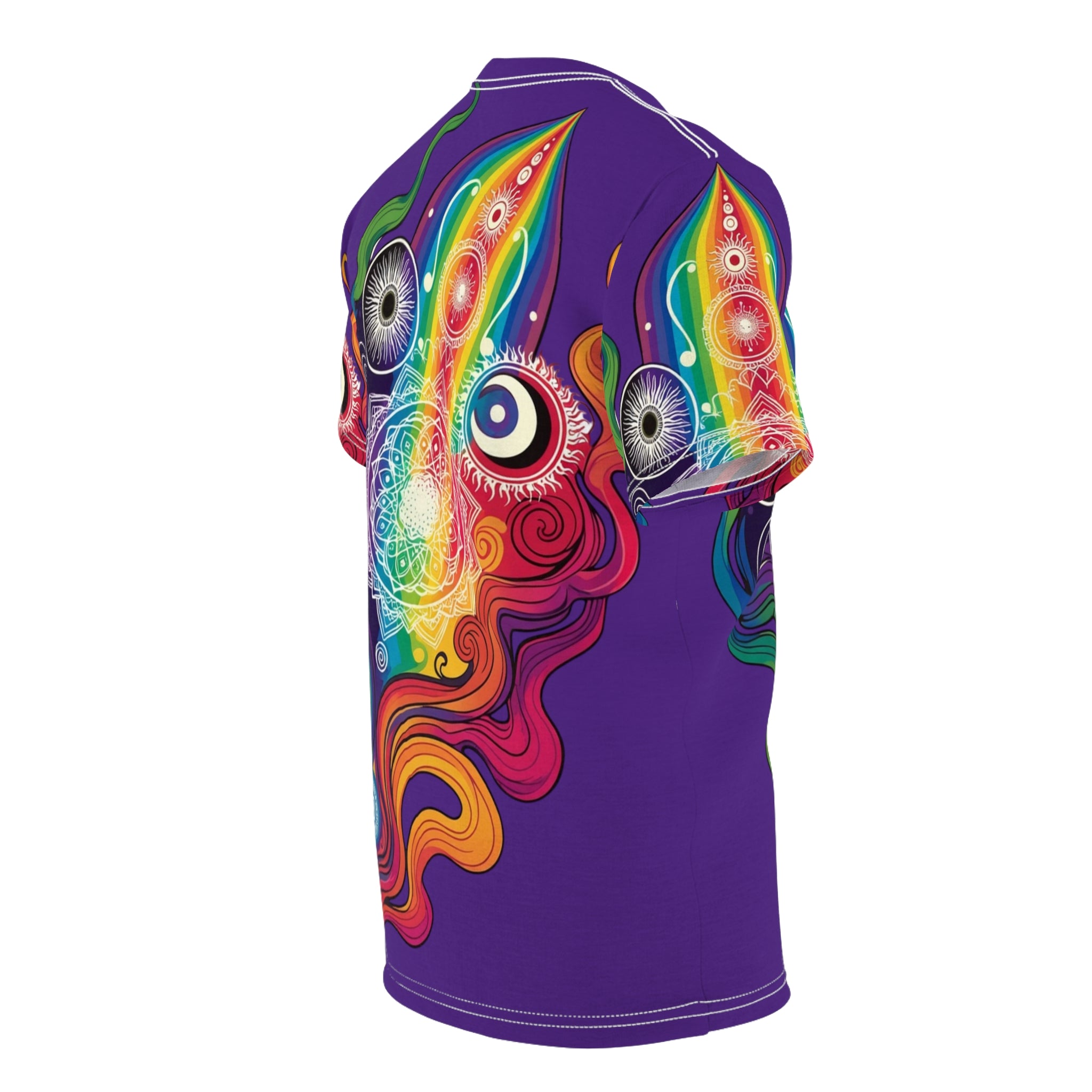 Psychedelic Rainbow Cosmic Tee