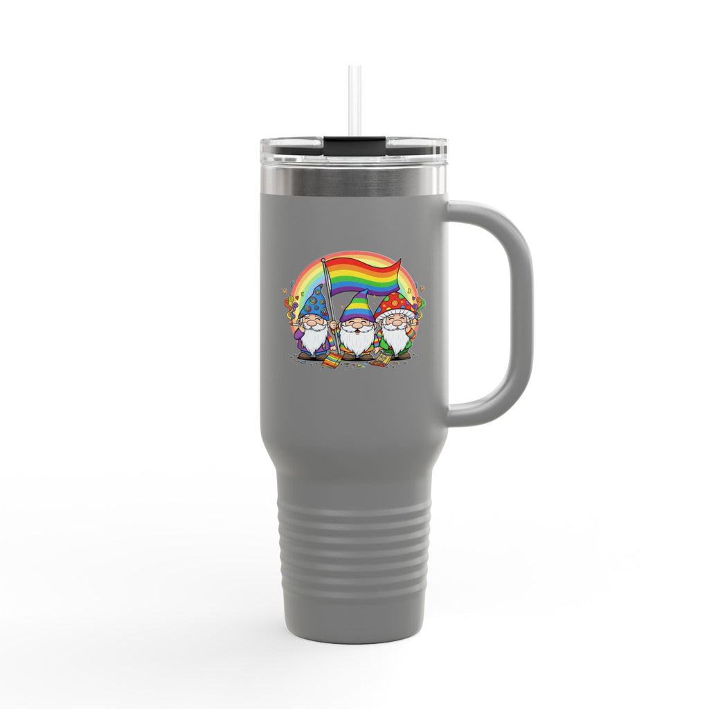 Pride Gnome 40oz Insulated Travel Mug