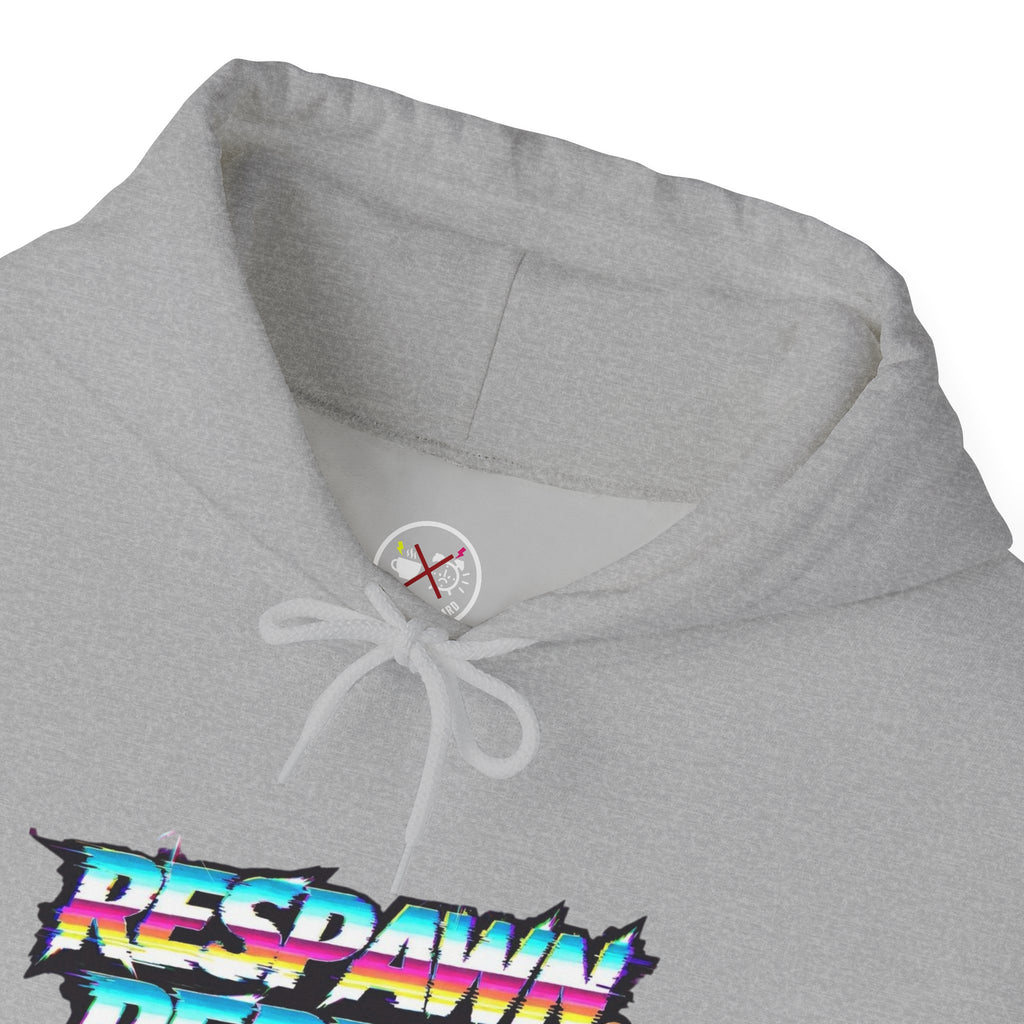 Respawn Repeat Retro Glitch Gamer Hoodie