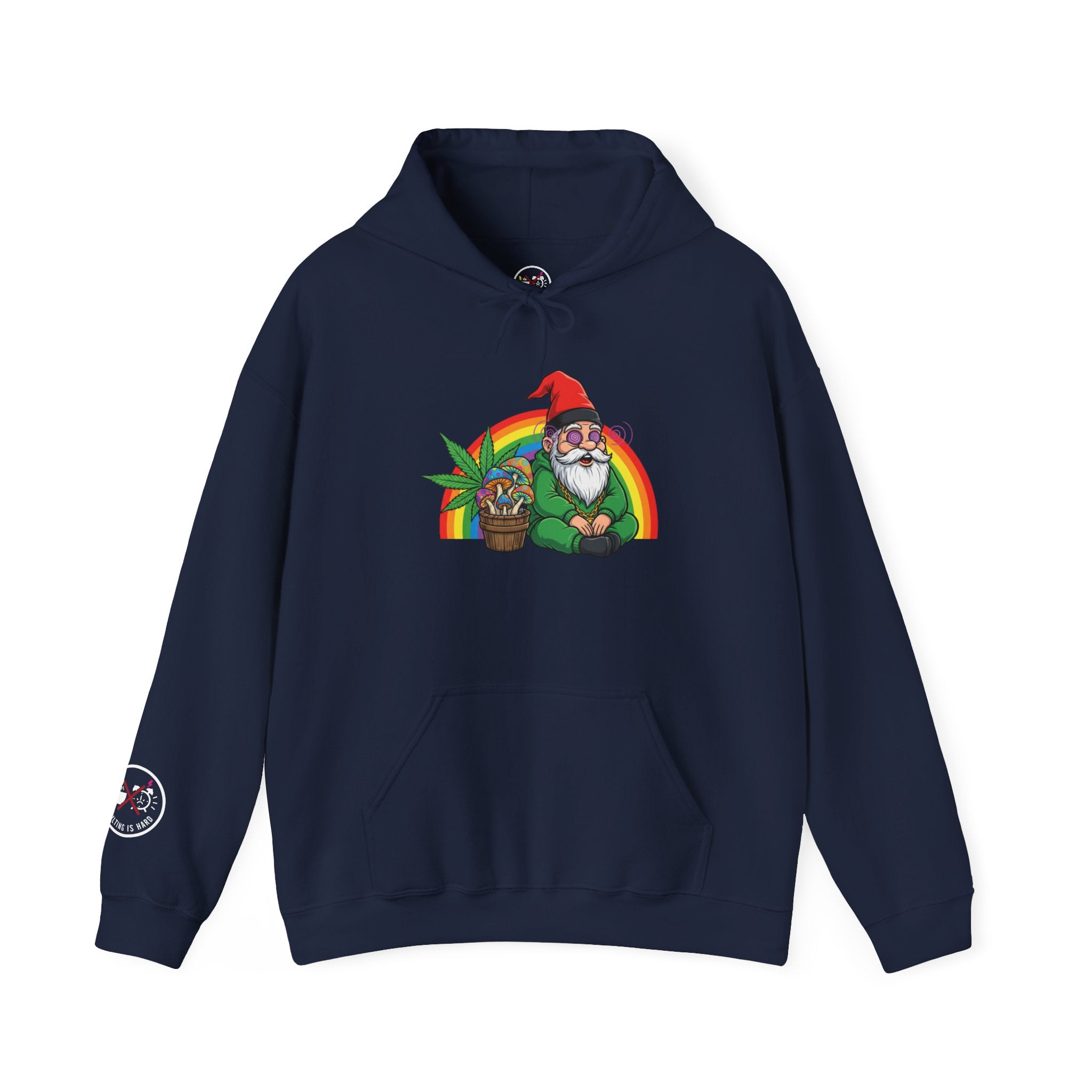 Gnome & Pot Of Treasure Rainbow Hoodie