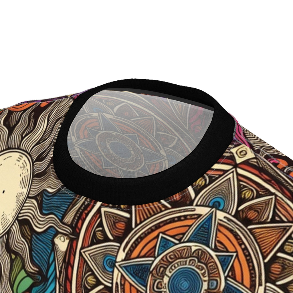 Psychedelic Sun & Moon All-Over Print Tee
