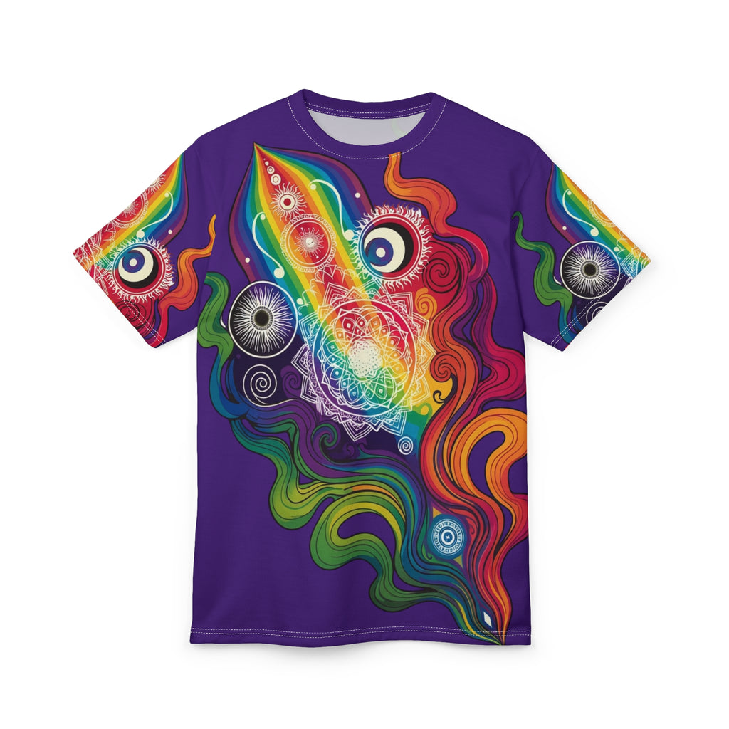 Psychedelic Rainbow Cosmic Tee