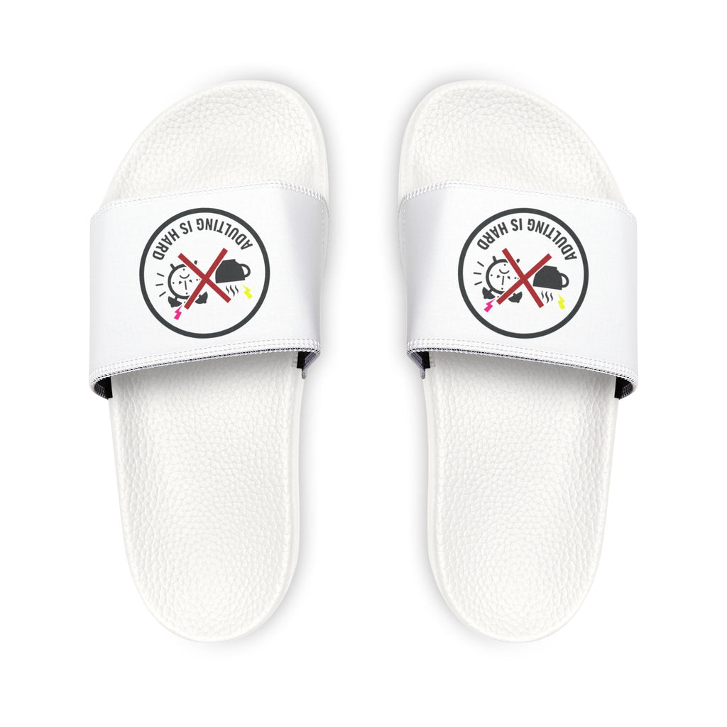 Adulting Is Hard Men's Removable-Strap Sandals