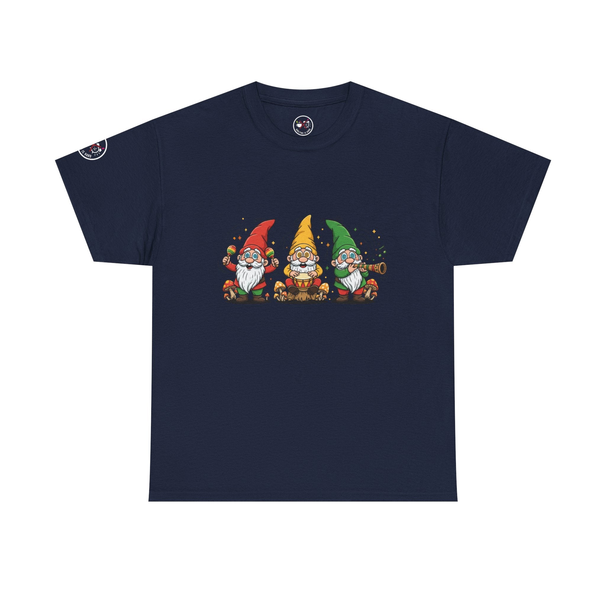 Gnome Trio Jamming Heavy Cotton Tee