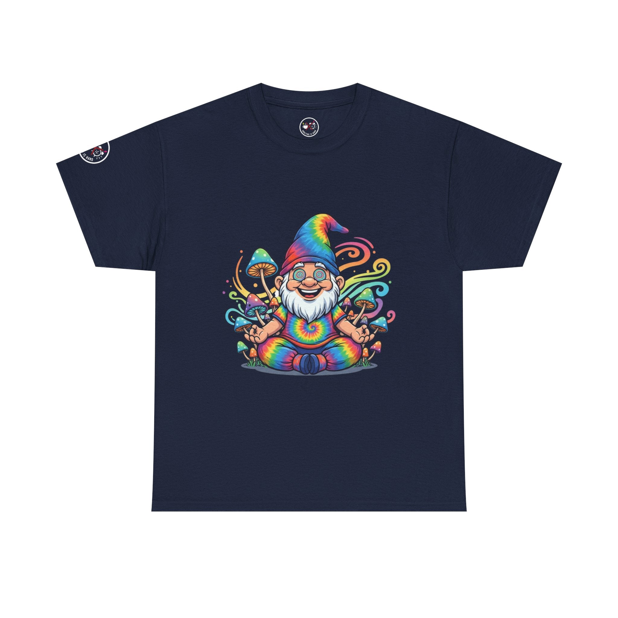 Psychedelic Gnome Heavy Cotton T-Shirt