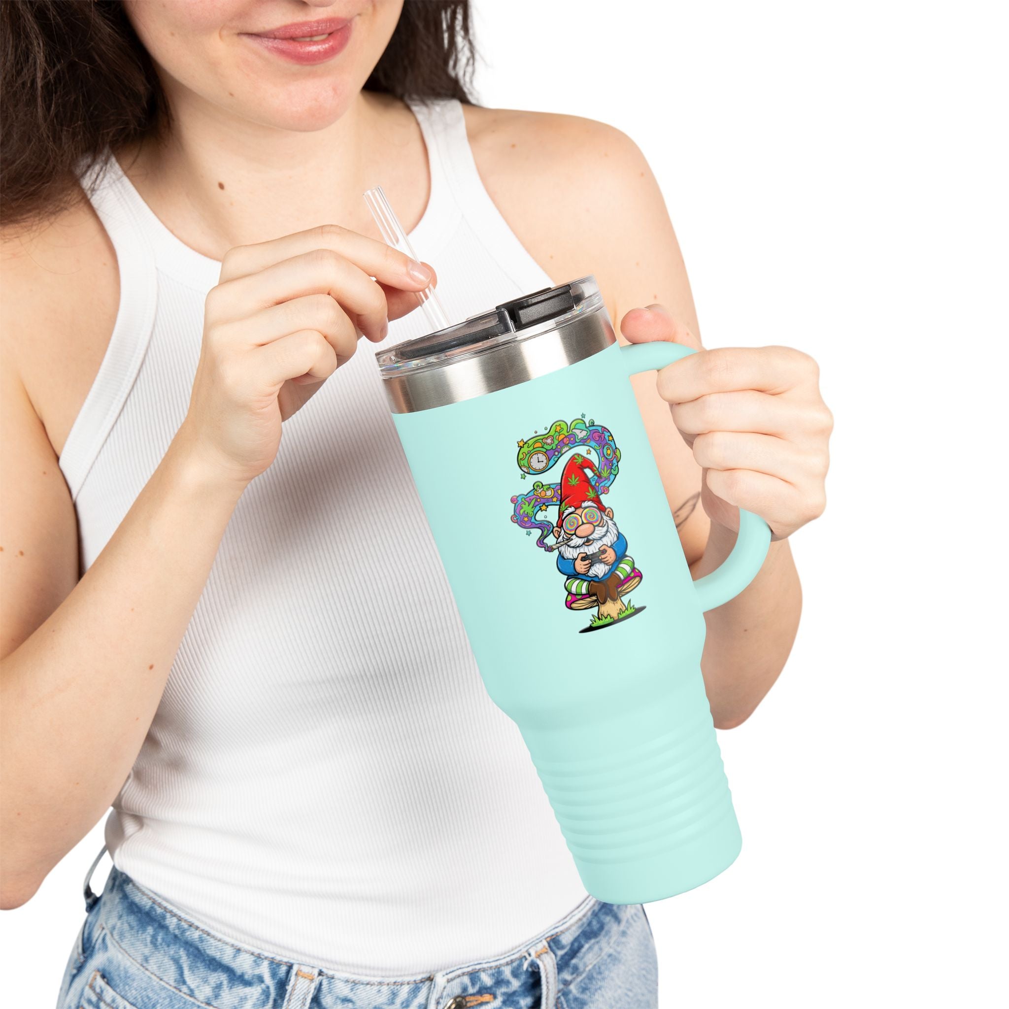 Gaming Gnome 40oz Insulated Travel Mug