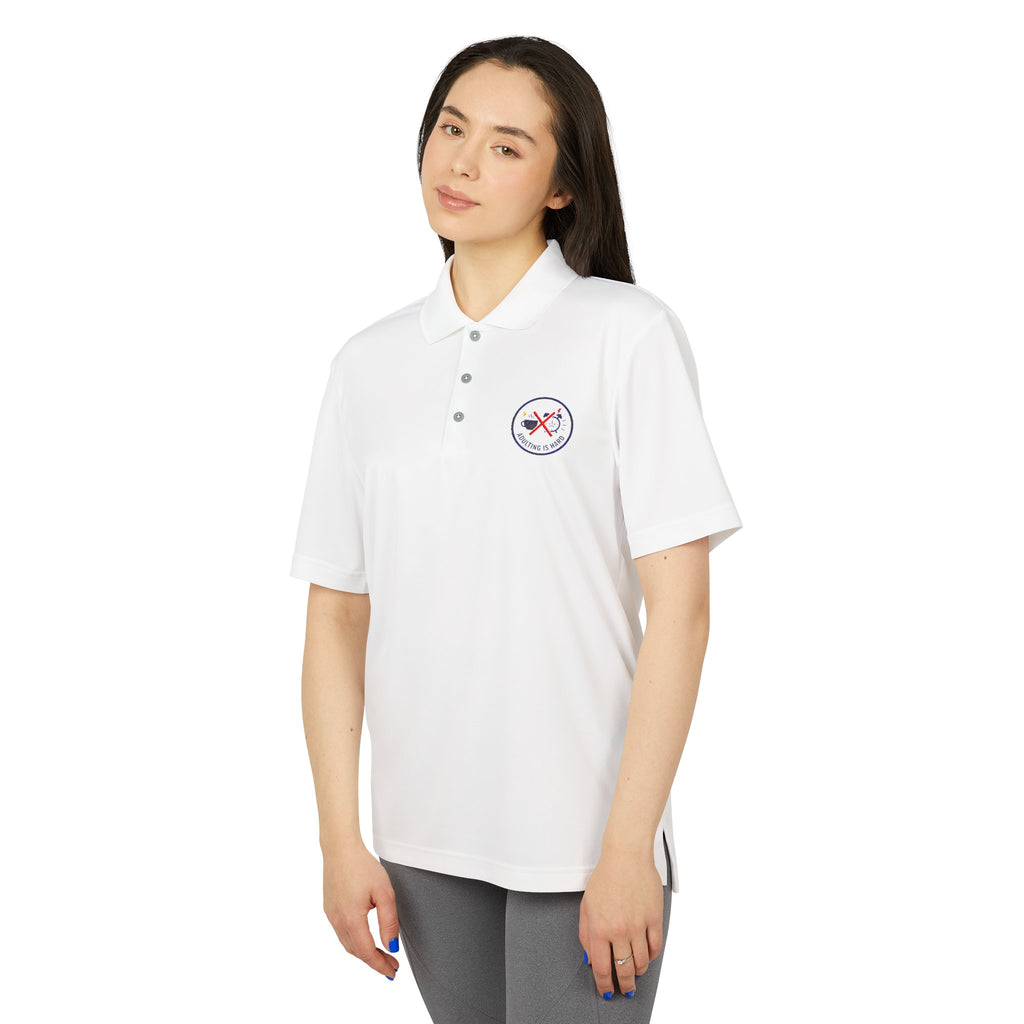 Adulting Is Hard Unisex Performance Polo Tee