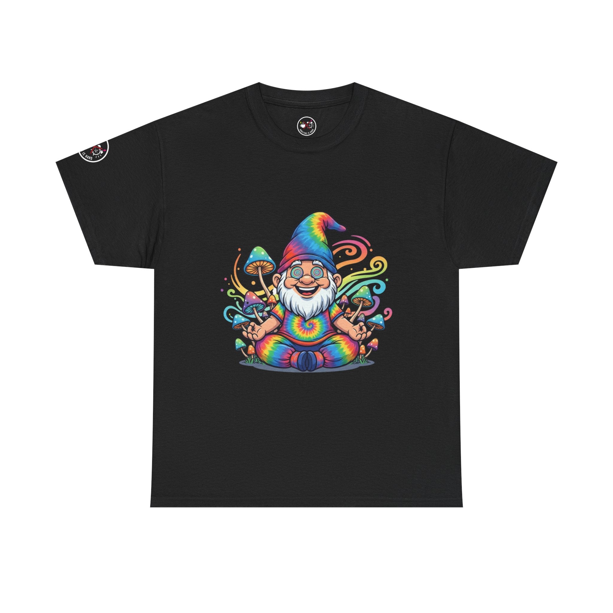Psychedelic Gnome Heavy Cotton T-Shirt