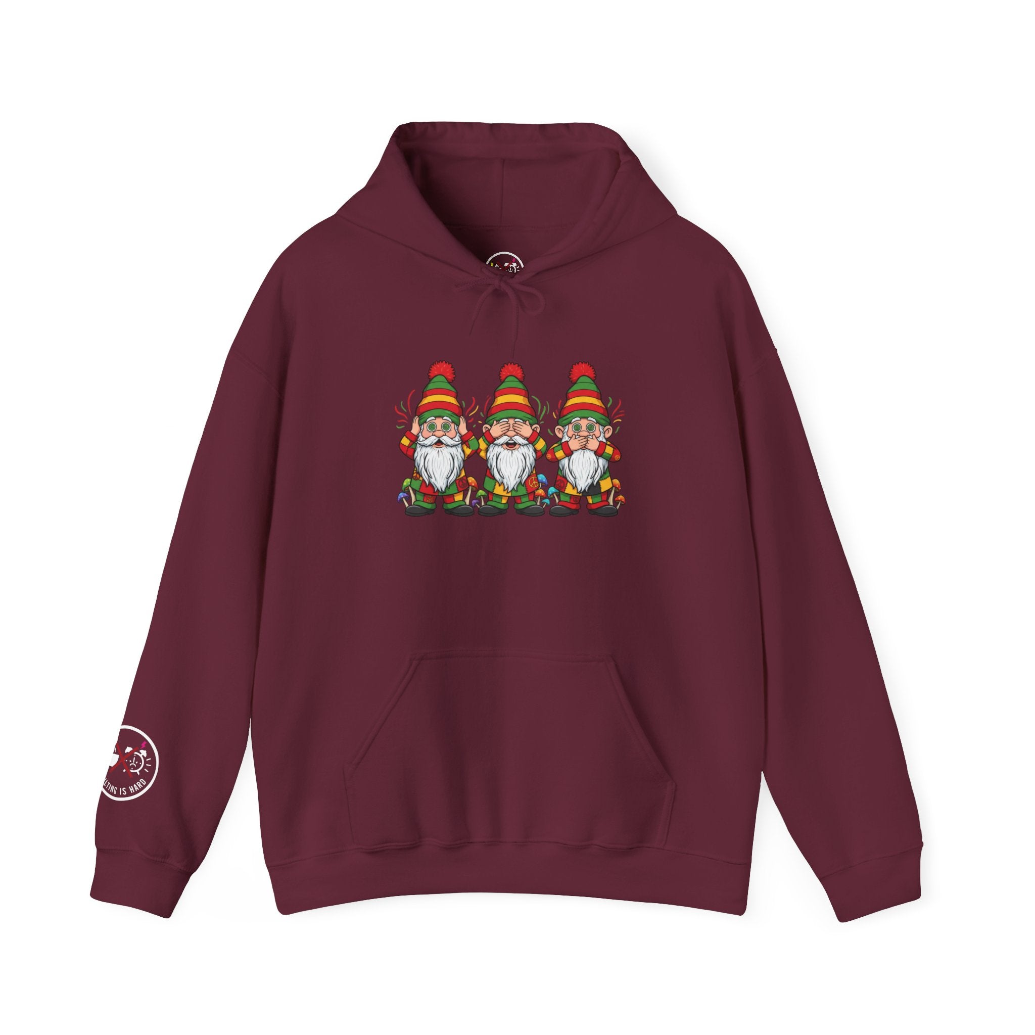 No Evil Gnome Trio Hoodie