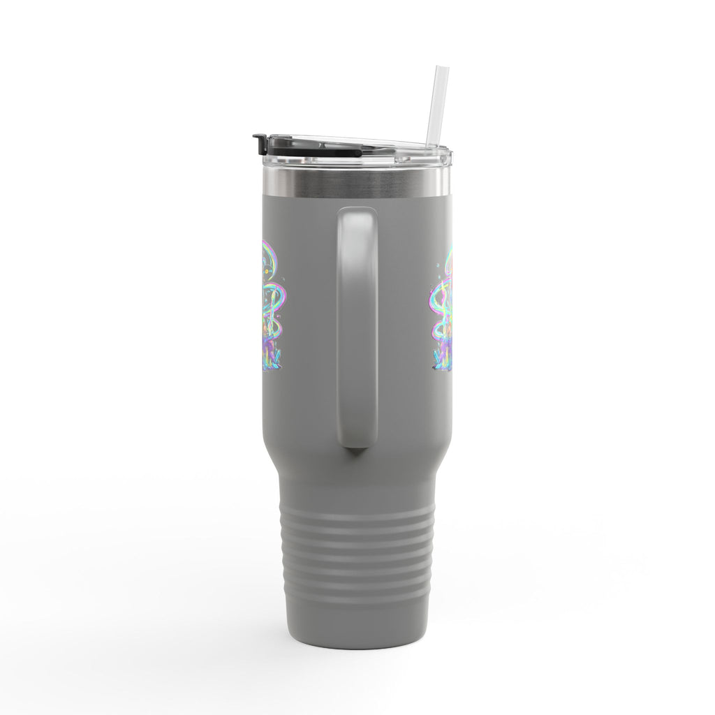 Psychedelic DJ 40oz Insulated Travel Mug