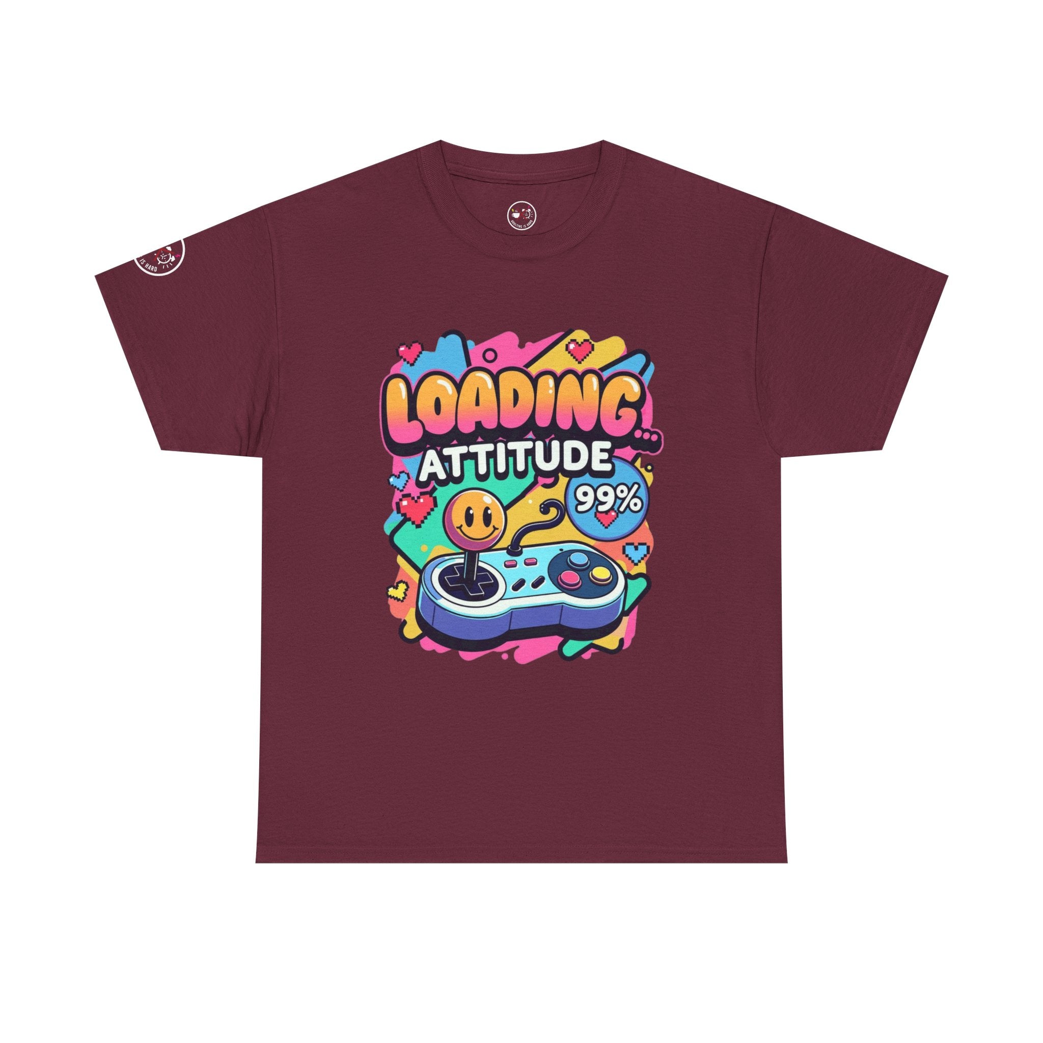 Loading Attitude Retro Gaming Heavy Cotton Tee