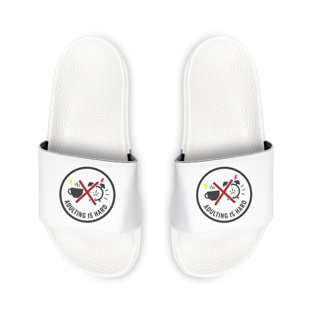 Adulting Is Hard Men's Removable-Strap Sandals