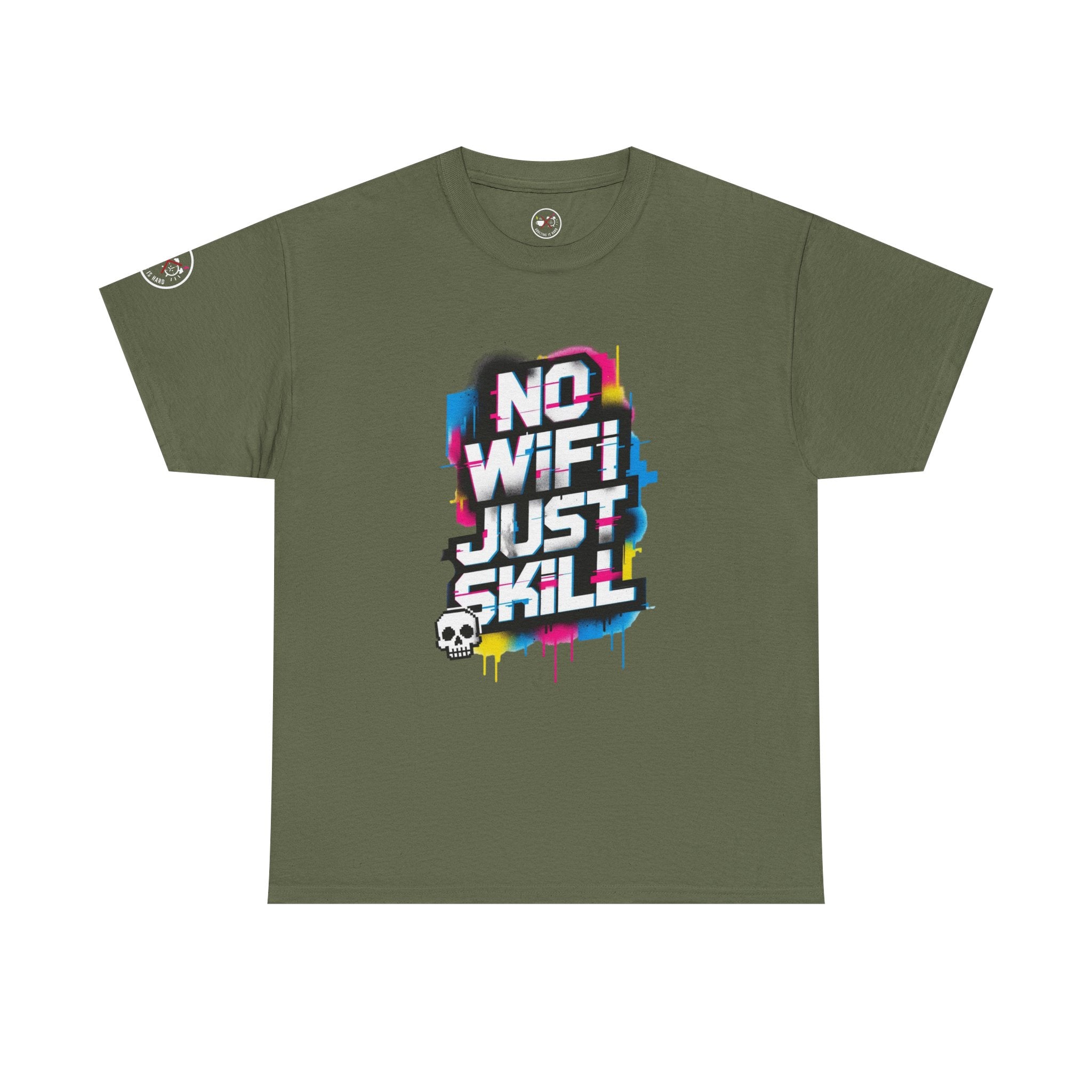 No WiFi Just Skill Heavy Cotton T-Shirt