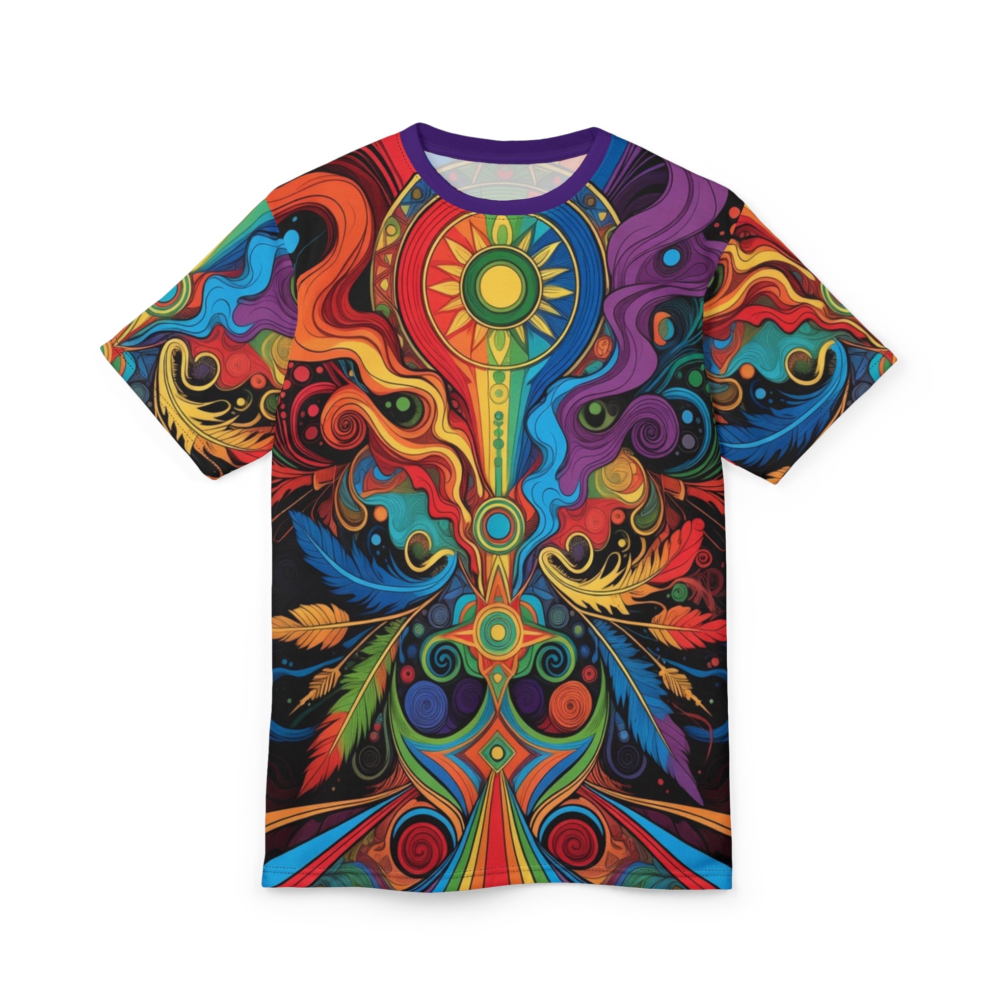Cosmic Sunburst All-Over Print Tee