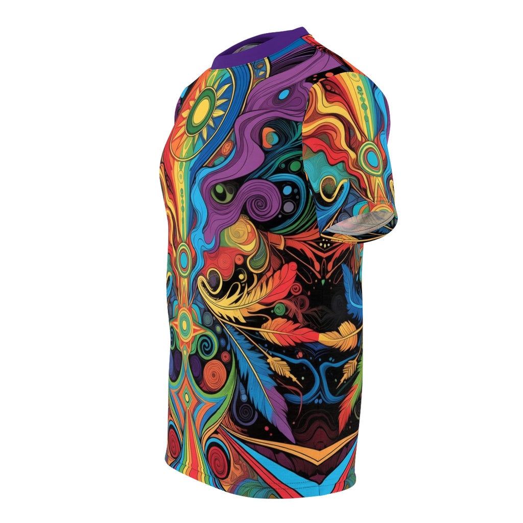 Cosmic Sunburst All-Over Print Tee