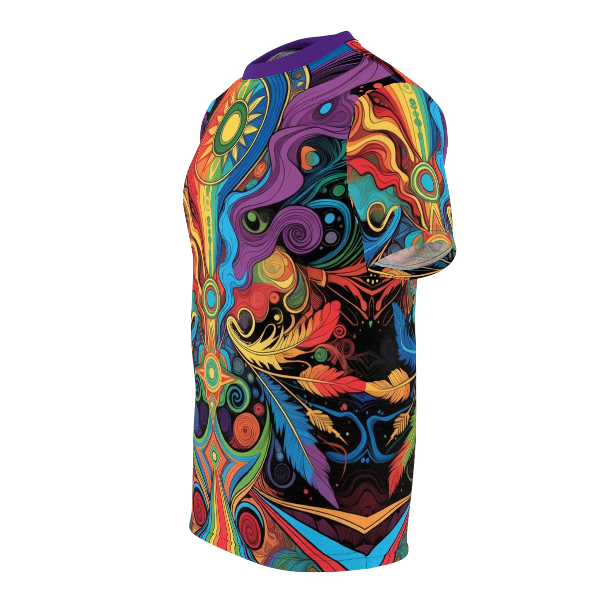 Cosmic Sunburst All-Over Print Tee