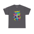 Born to Play Retro Game Controller Heavy Cotton Tee