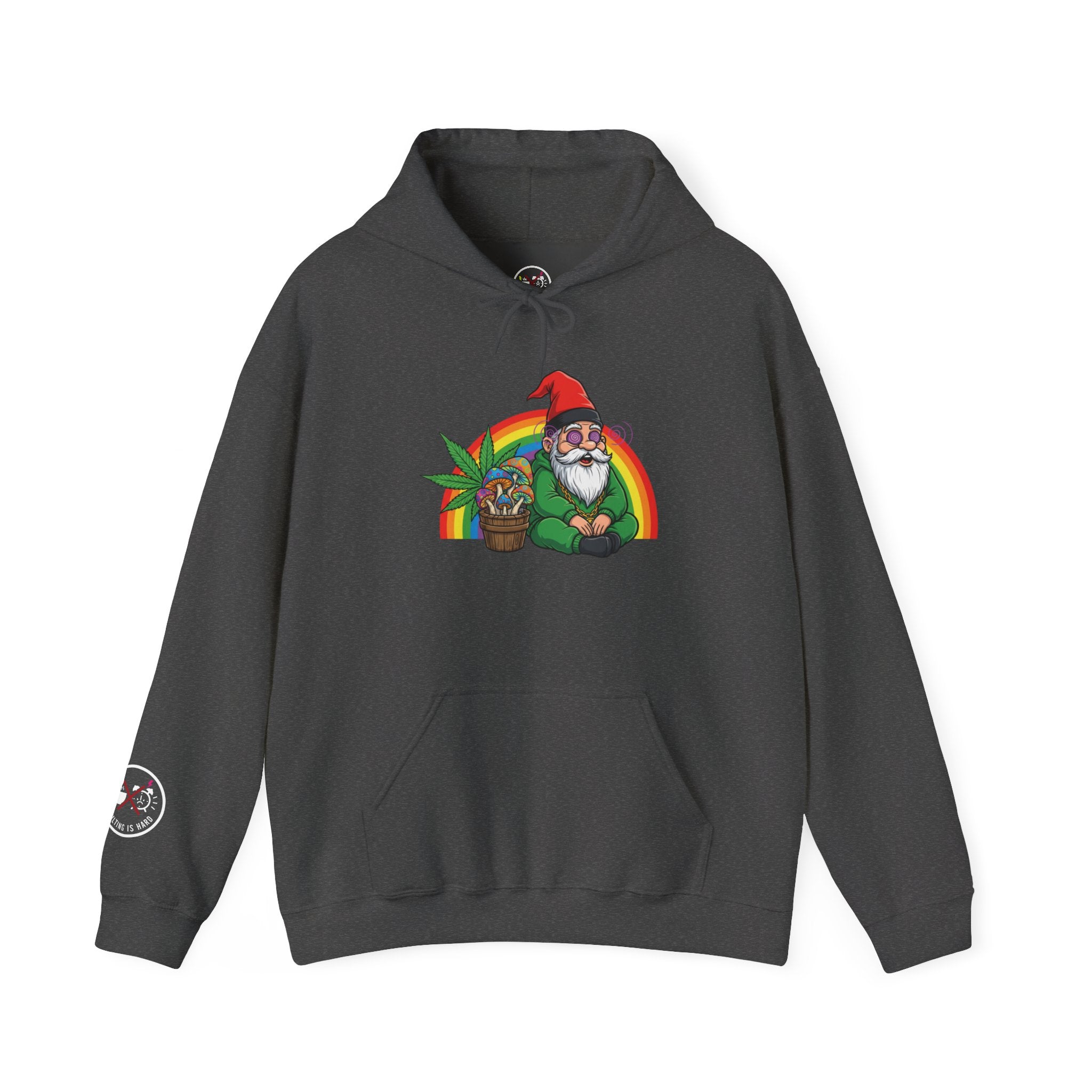 Gnome & Pot Of Treasure Rainbow Hoodie
