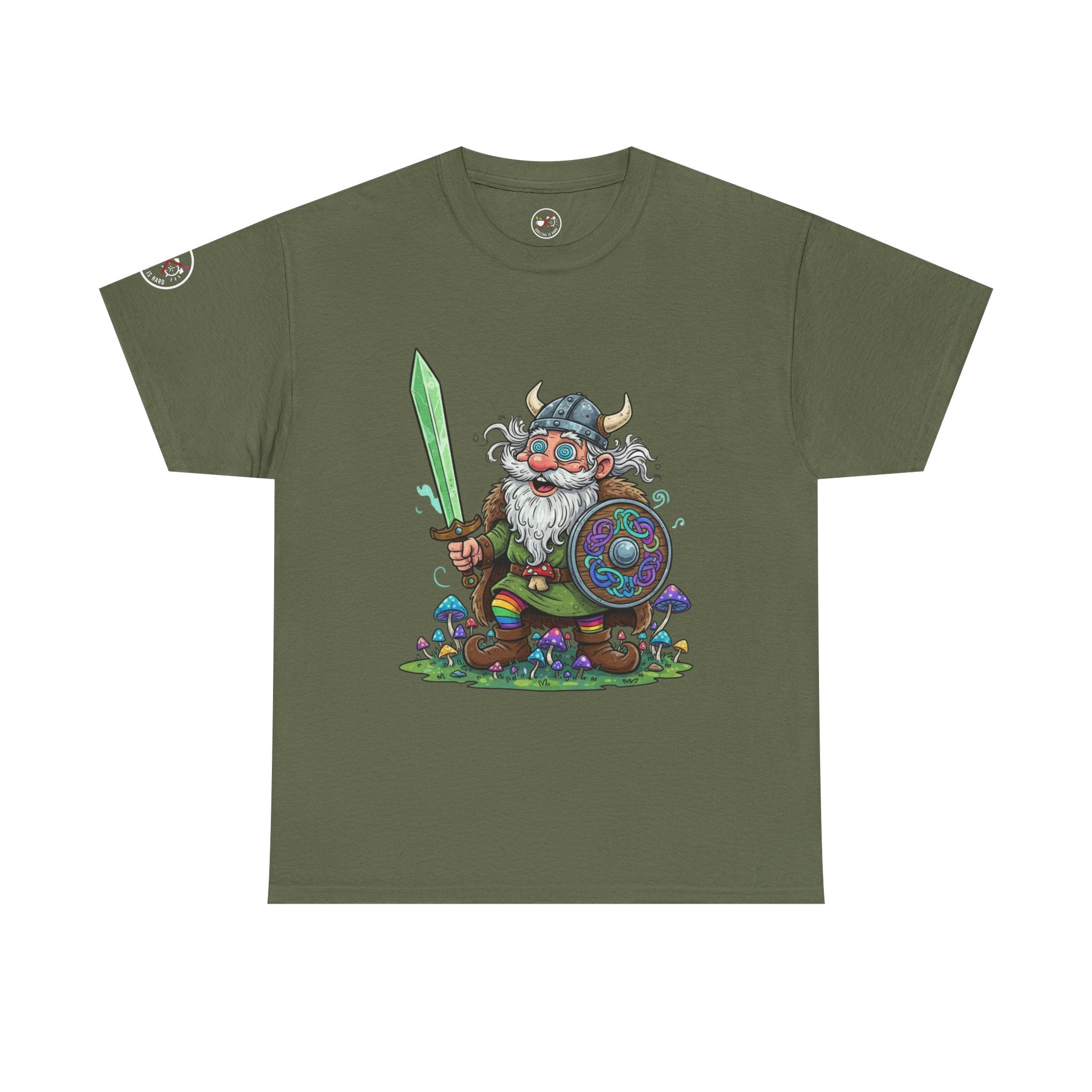 Viking Gnome Heavy Cotton Tee